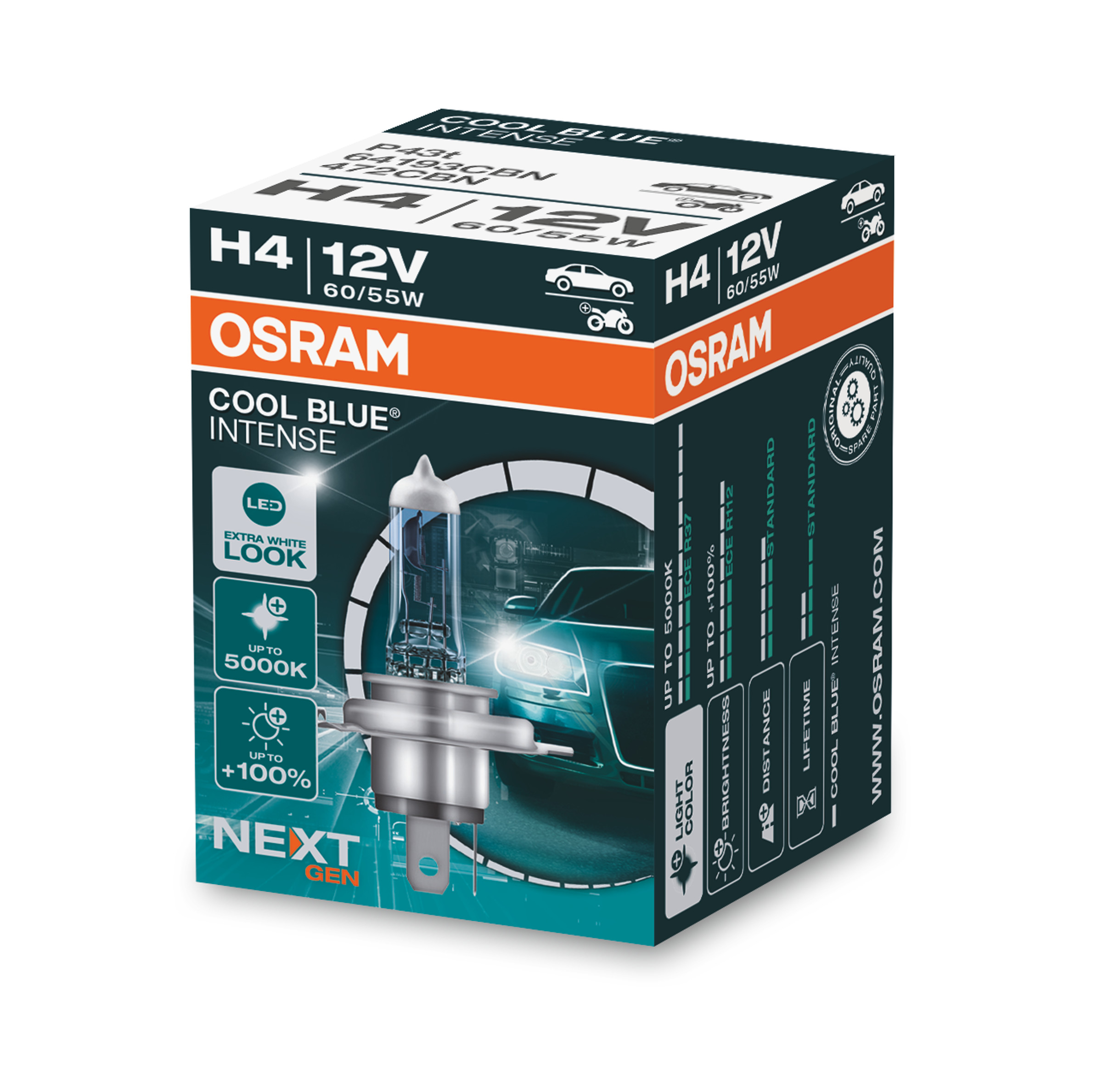 1 Stück OSRAM COOL BLUE INTENSE NEXT GENERATION Birnen Xenon