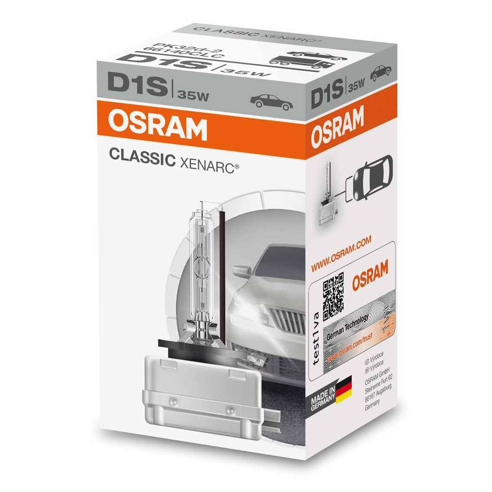 1x Original OSRAM Xenarc Classic D1s 35W Xenon Brenner Lampe Birne Scheinwerfer