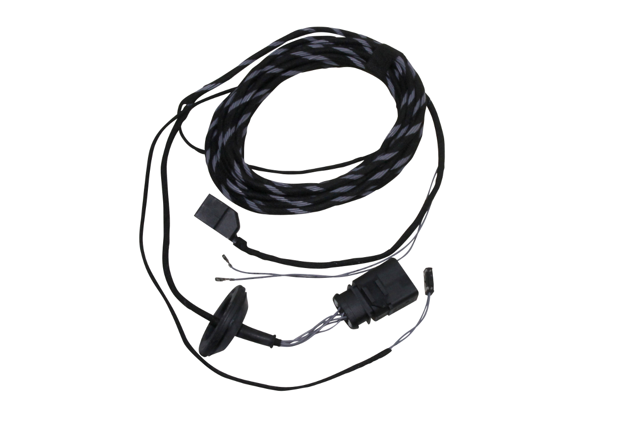 Original Kufatec Kabelsatz Kabelbaum Adapter Kabel PDC Steuerteil - Sensoren Heck PDC für VW Golf 6 VI Passat B7 Beetle 5C Jetta 5C