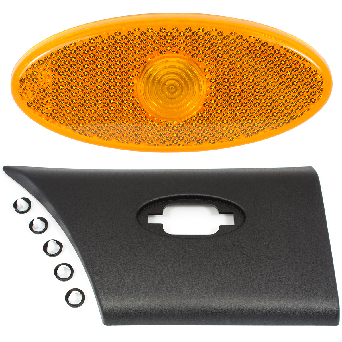 Seitenleisten Türleisten Leisten Zierleisten Seitenleiste + Clips + Leuchte LINKS (hinter dem Hinterrad) Version L3 für Renault Master III 2010- / Opel Movano B 2010- / Nissan NV400 2011- (nur L2 Modelle)