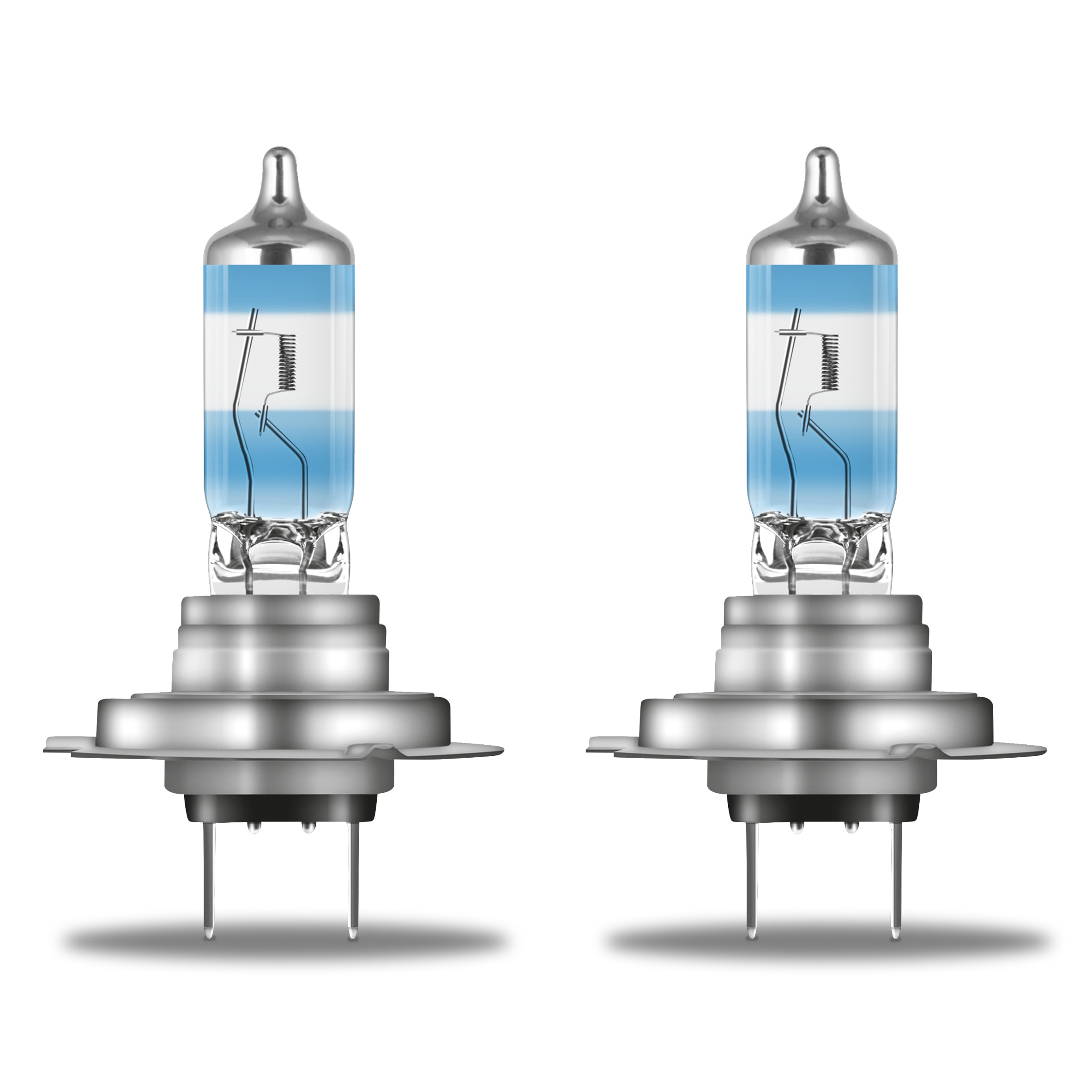 2 Stück OSRAM NIGHT BREAKER 200 +200% Lampen Birnen für Scheinwerfer / Fassung H7 / VERCHROMTE LAMPENSPITZEN