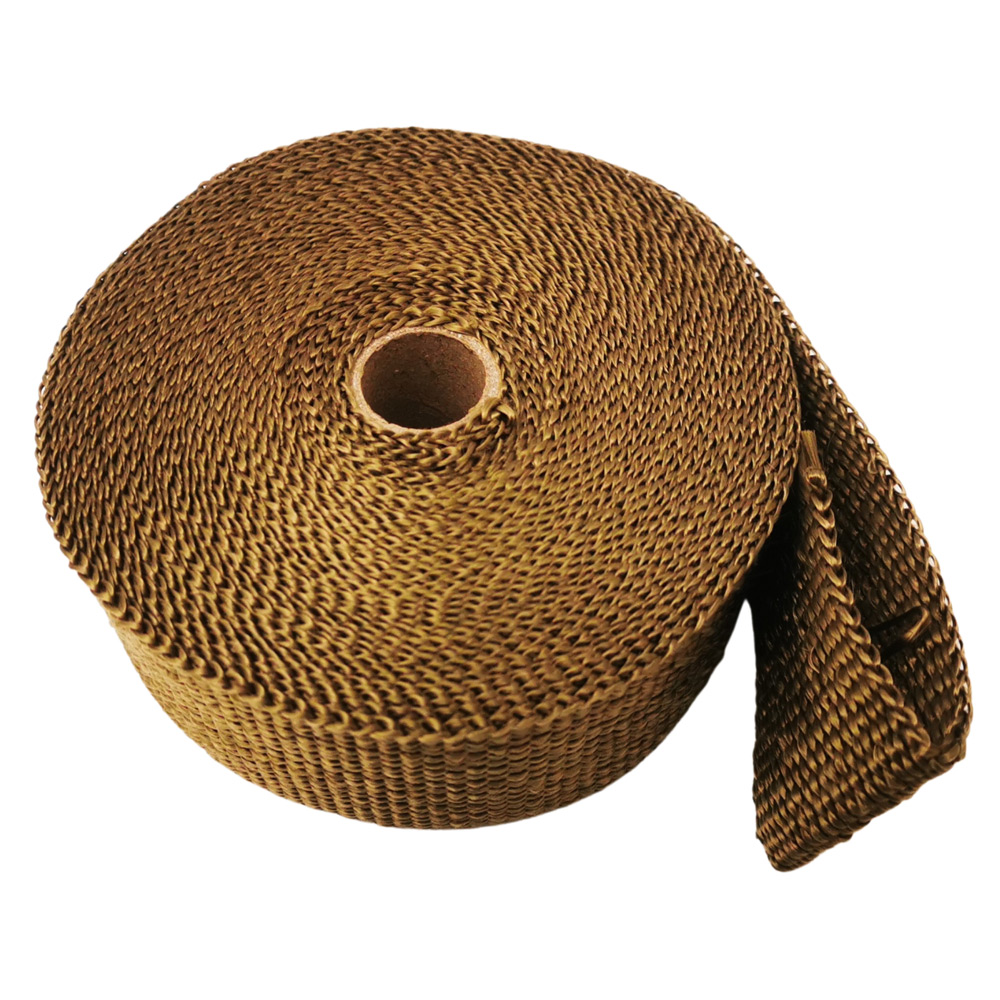 10m langes Hitzeschutzband für Auspuff Krümmer Fächerkrümmer / Breite: 50mm