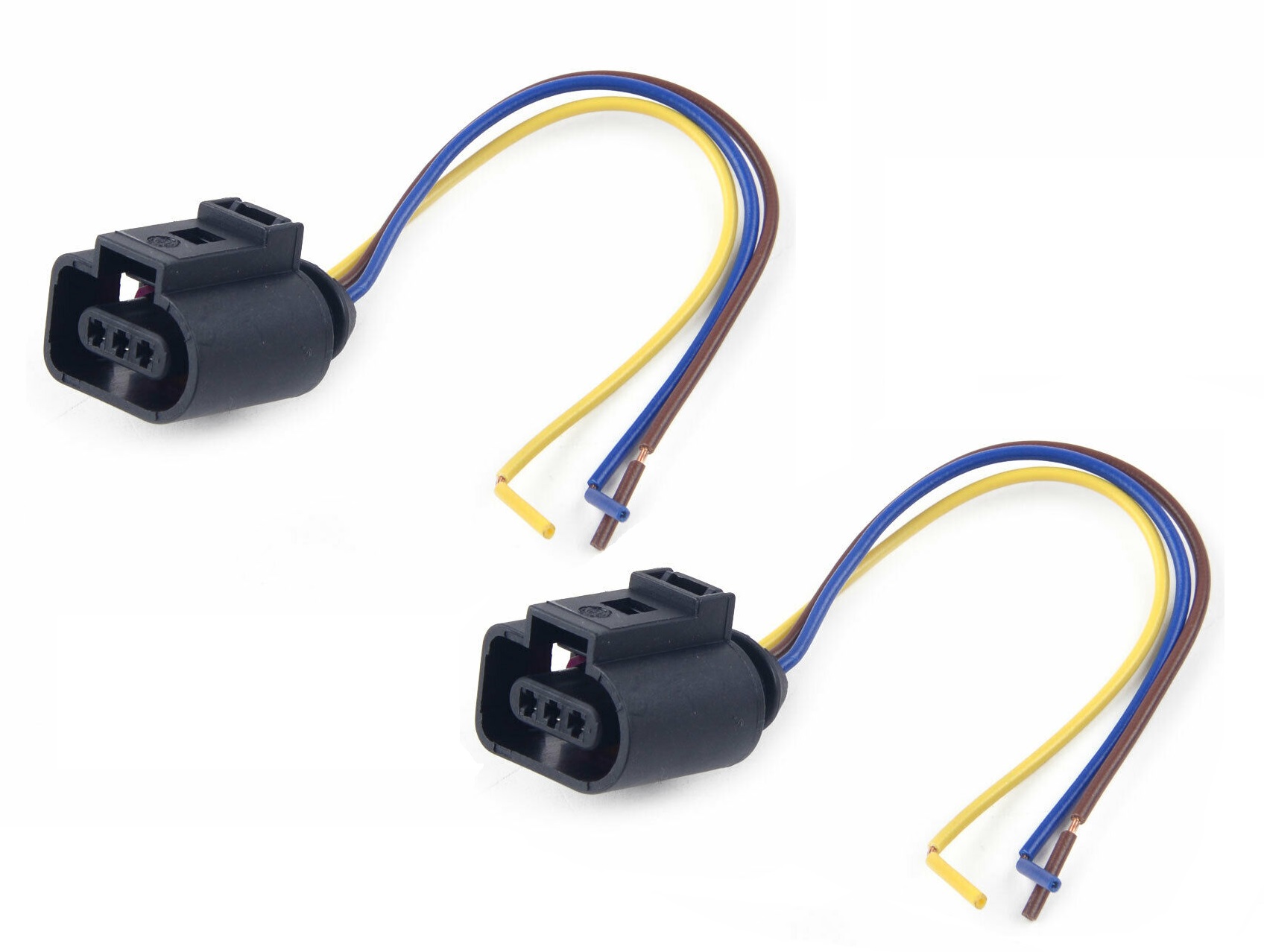 2x Anschluss Kabel / Stecker SET für Audi S6 4F (C6) Tagfahrleuchten Tagfahrlicht
