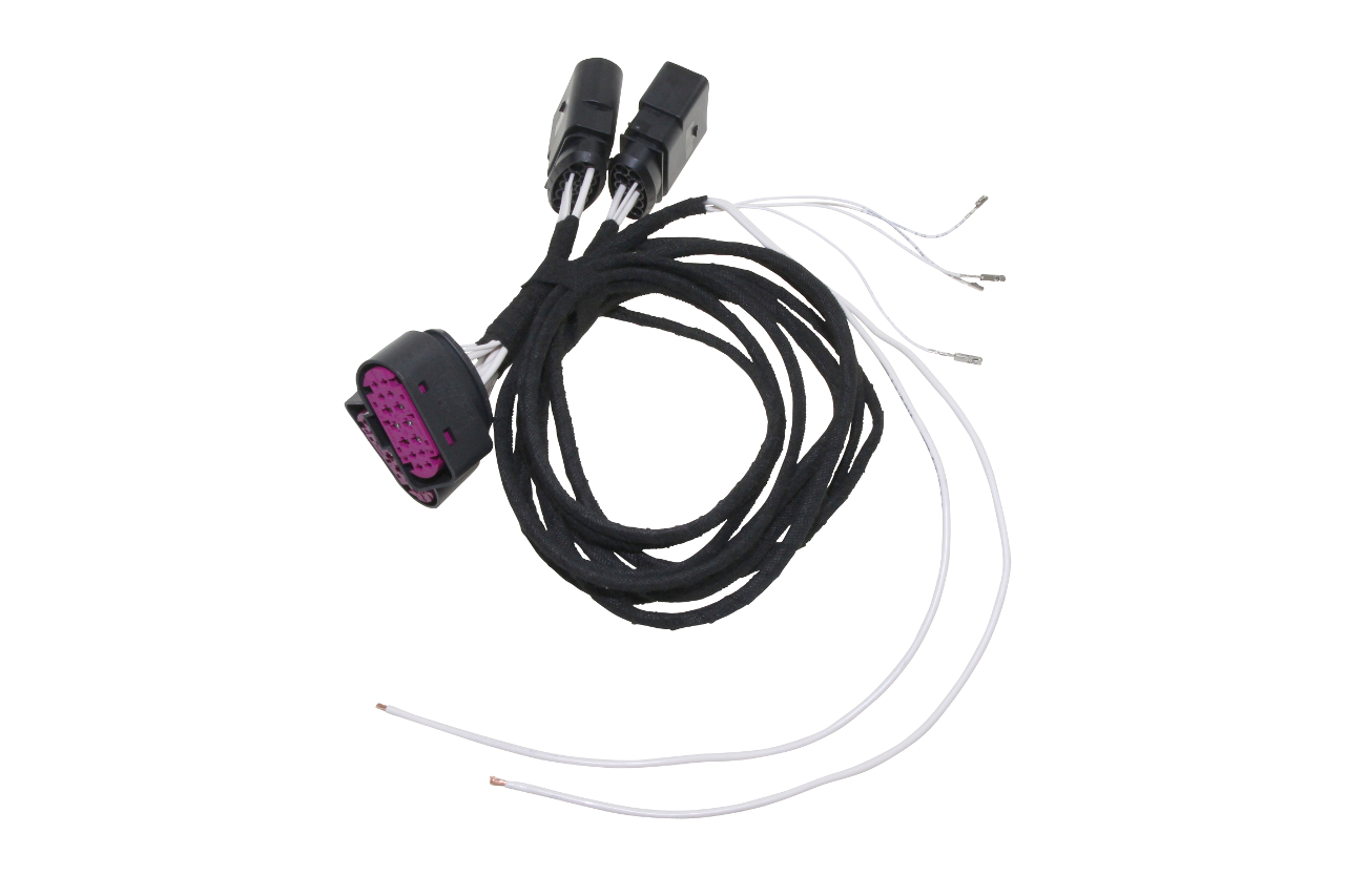 Original Kufatec Adapter Kabel Set zur Umrüstung Bi Xenon Kurvenlicht auf LED Scheinwerfer für Audi A8 4H bis Modelljahr 2012