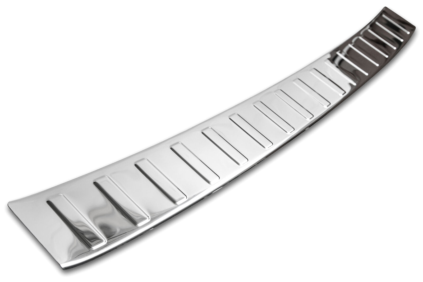 Edelstahl Ladekantenschutz Chrom Stoßstange Schutz Abdeckung mit Abkantung für BMW 3er G21 Touring ab 2019-