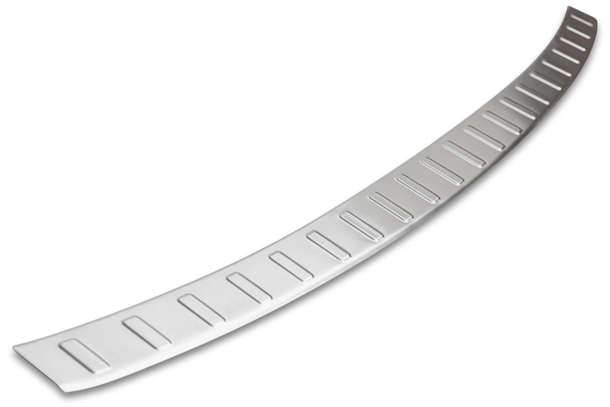 MATT Edelstahl Ladekantenschutz Stoßstange Schutz Abdeckung für Skoda Enyaq ab 2020-