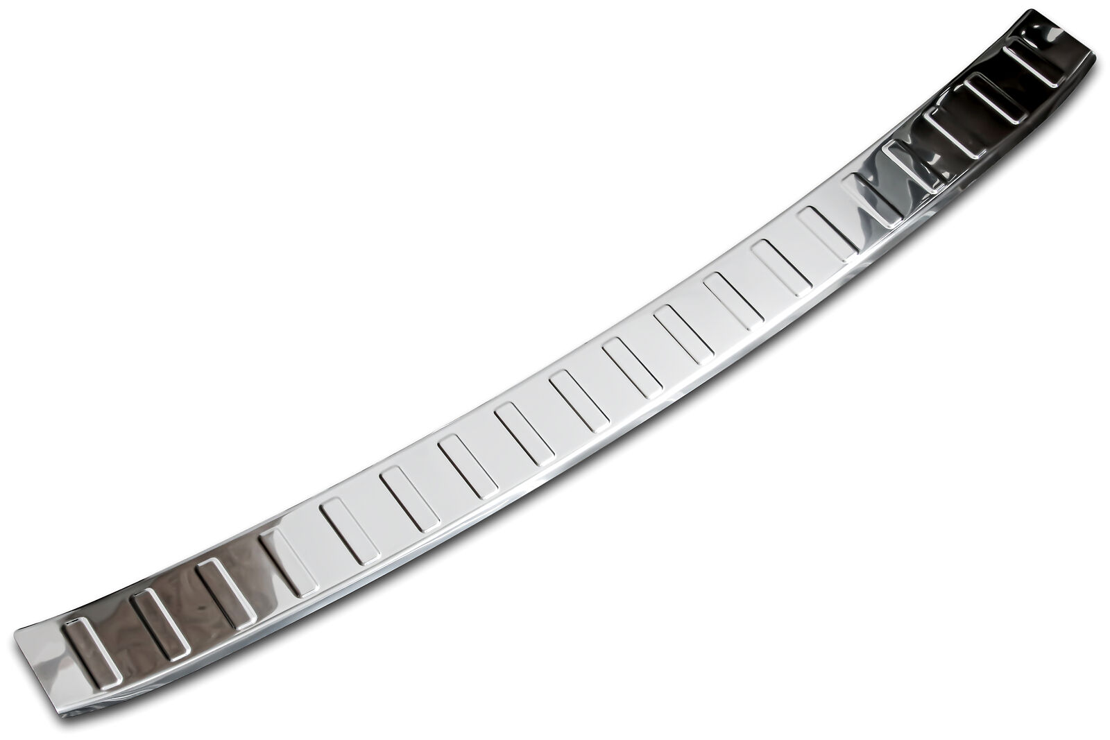 Edelstahl Ladekantenschutz Chrom Stoßstange Schutz Abdeckung mit Abkantung für BMW 5er G31 Touring ab 2017-