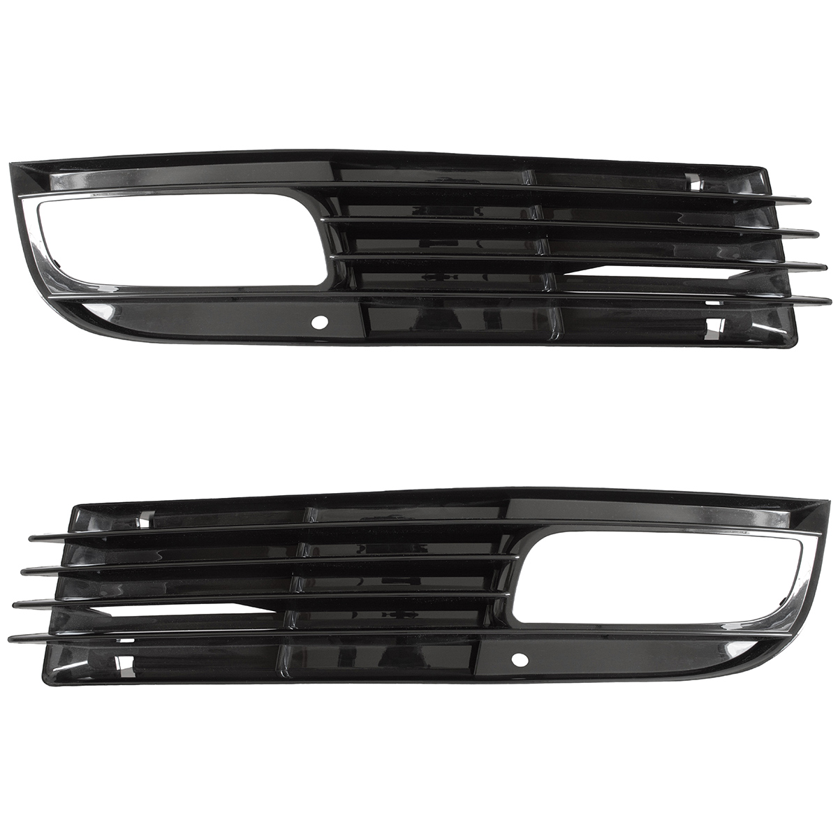 Stoßstangen Gitter Abdeckung LINKS + RECHTS 4E0807679B + 4E0807680B für Audi A8 4E D3 Facelift ab 2008-2010