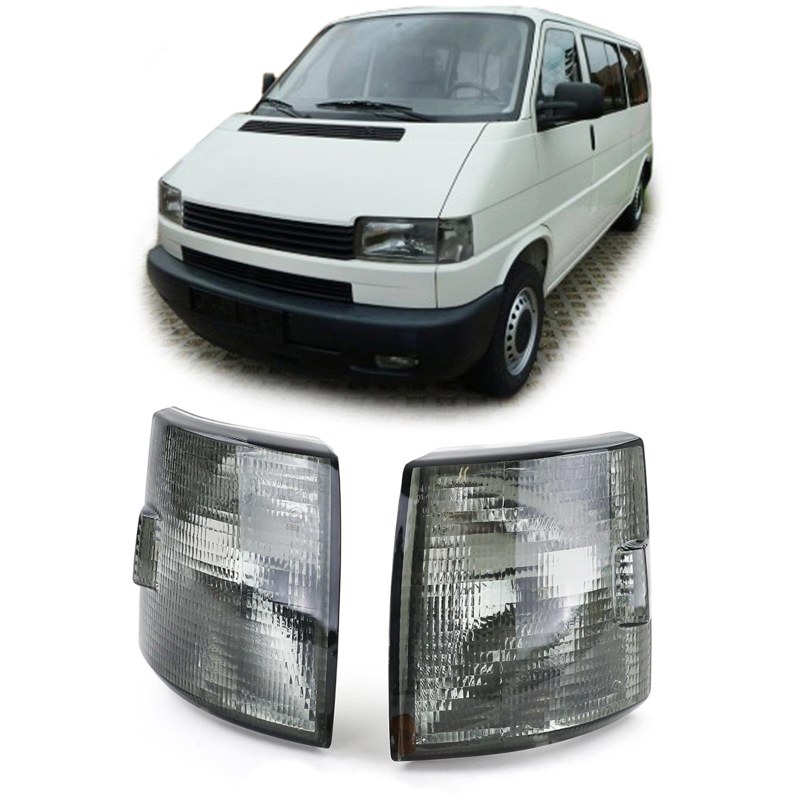 Frontblinker Blinker Schwarz LINKS + RECHTS für VW T4 IV Bus + Transporter ab 1990-2004