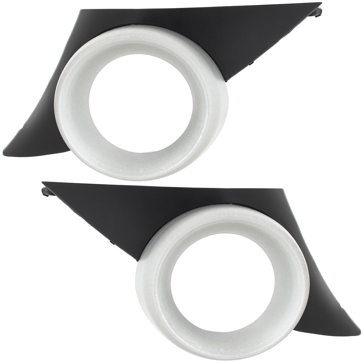 Nebelscheinwerfer Rahmen Halterung Reparatur in Silber LINKS + RECHTS 7452HW 7452HX für Peugeot 207 ab 2006-2009