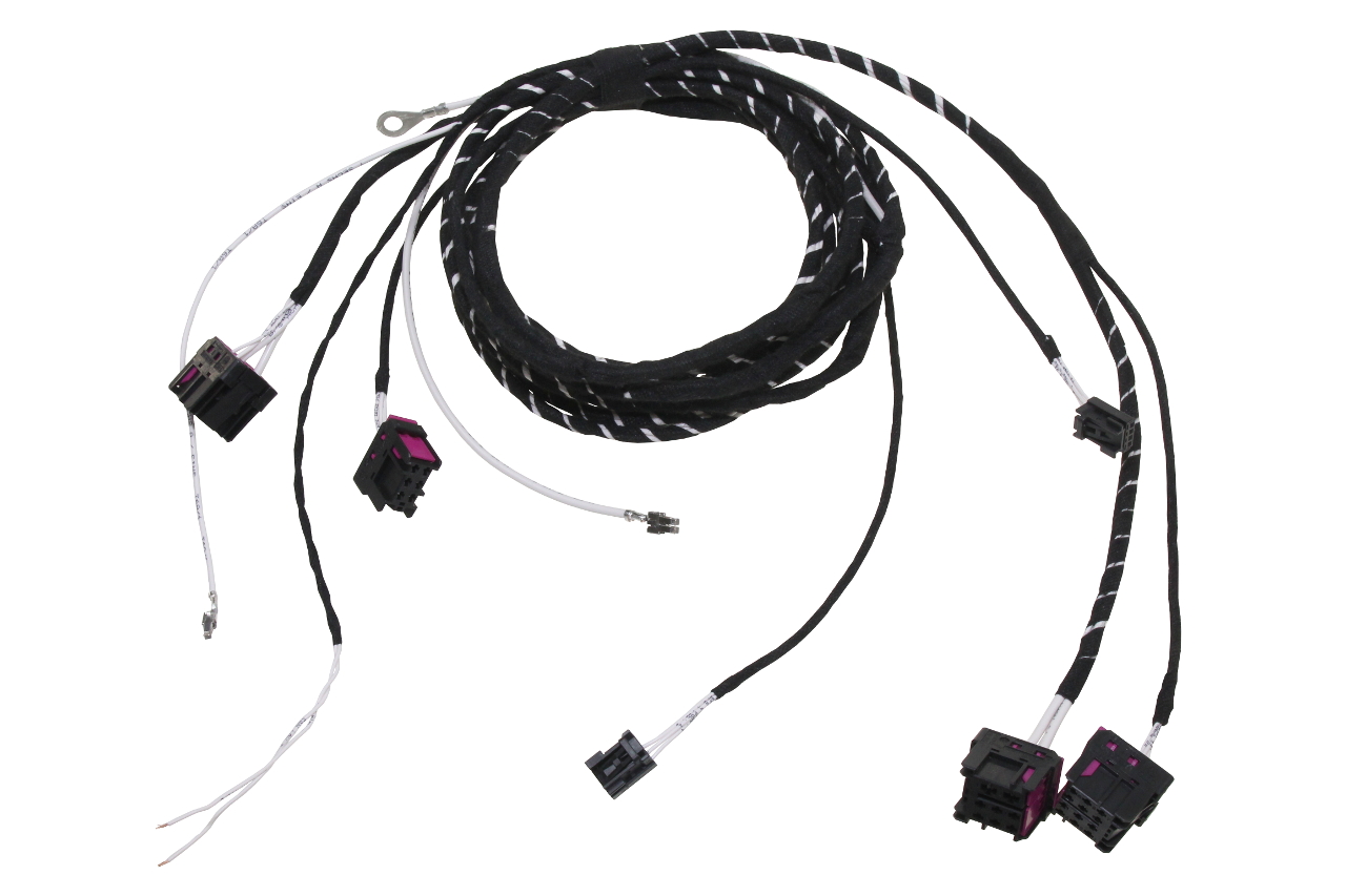Original Kufatec Kabelsatz Kabelbaum Adapter Kabel Nachrüstung elektrische Fensterheber für VW T5 7H ab 2003-2009