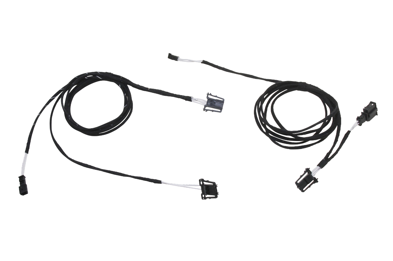 Original Kufatec Kabelsatz Kabelbaum Adapter Kabel Umfeldbeleuchtung Heckklappe für VW T5 7E / 7H ab 2003-2015