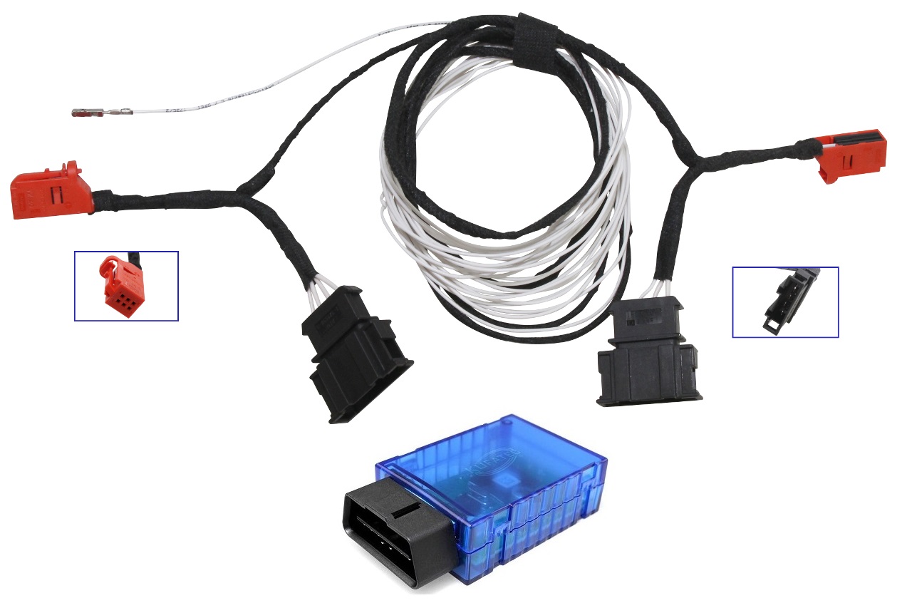 Original Kufatec Kabelsatz Kabelbaum Adapter Kabel Nachrüstung LED Rückleuchten + Codier Dongle für Seat Ateca KH7 ab 2016-