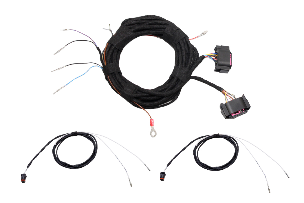 Original Kufatec Kabelsatz Kabelbaum Adapter Kabel Spurwechselassistent (Audi side assist) für Audi A3 8V