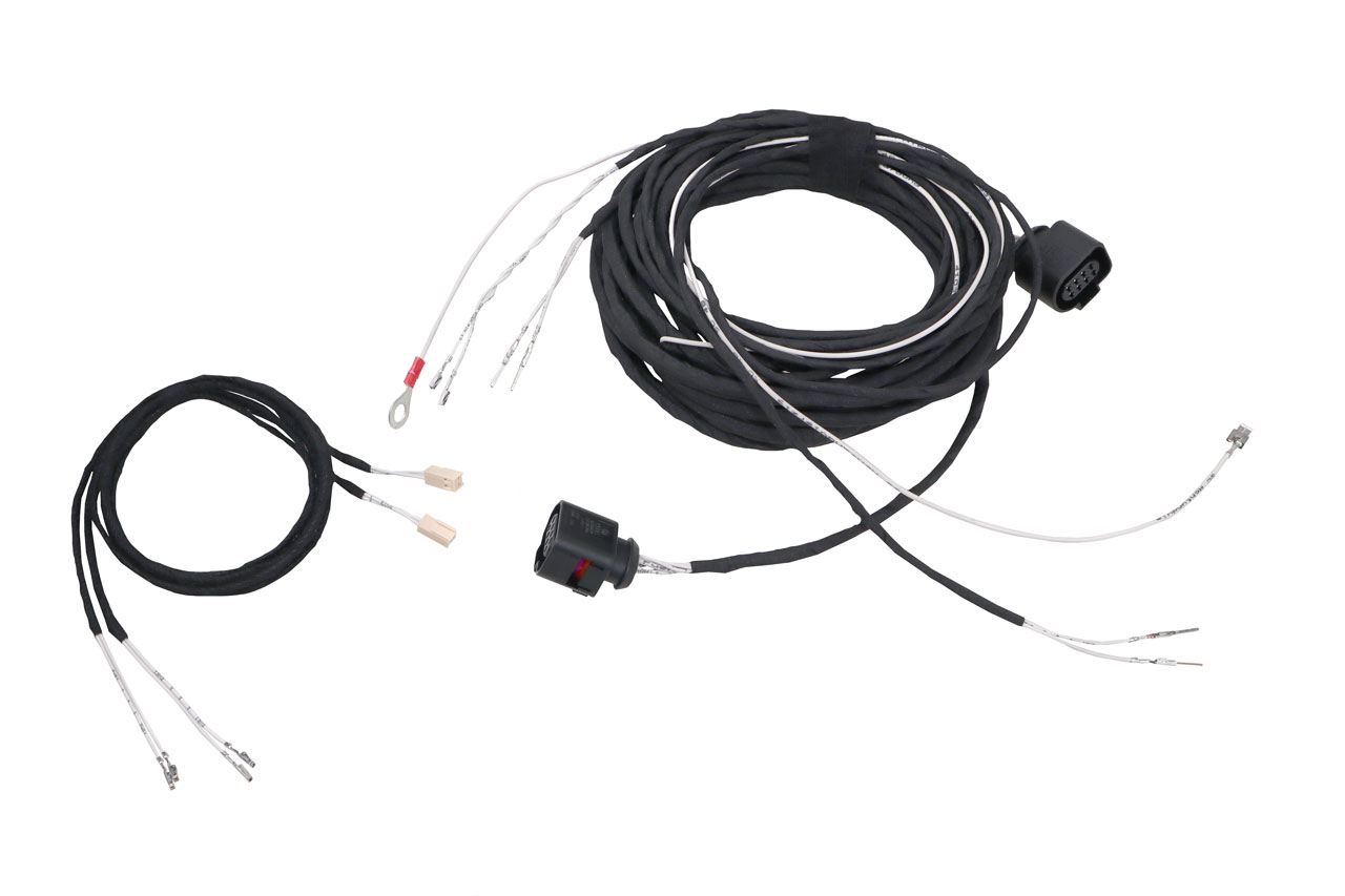 Original Kufatec Kabelsatz Kabelbaum Adapter Kabel Blind Spot-Sensor inkl. Ausparkassistent für VW Golf 7 VII + Sportsvan