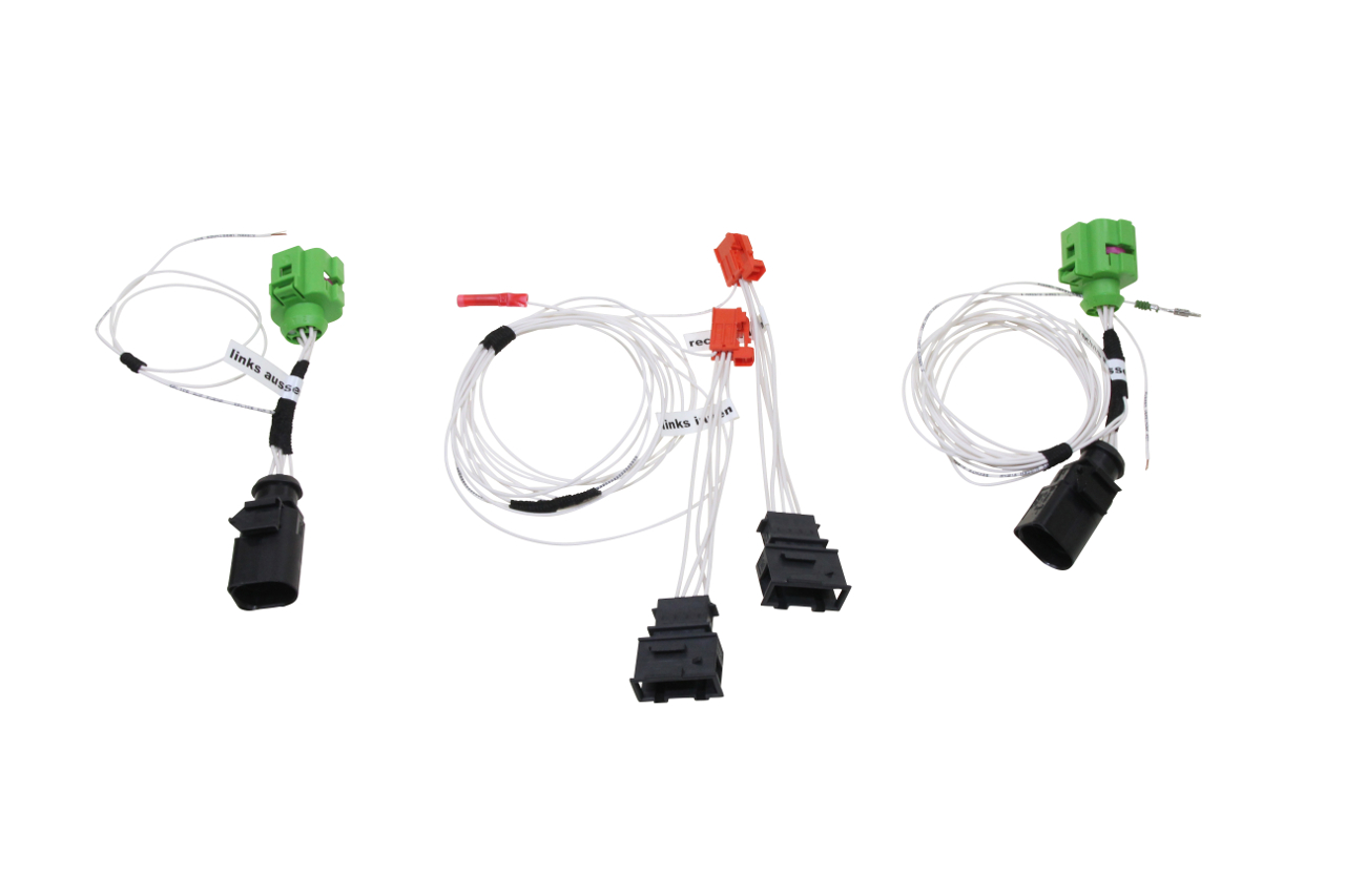 Original Kufatec Kabelbaum Kabel Adapter LED auf LED Facelift Rückleuchten Heckleuchten für Audi A3 8V