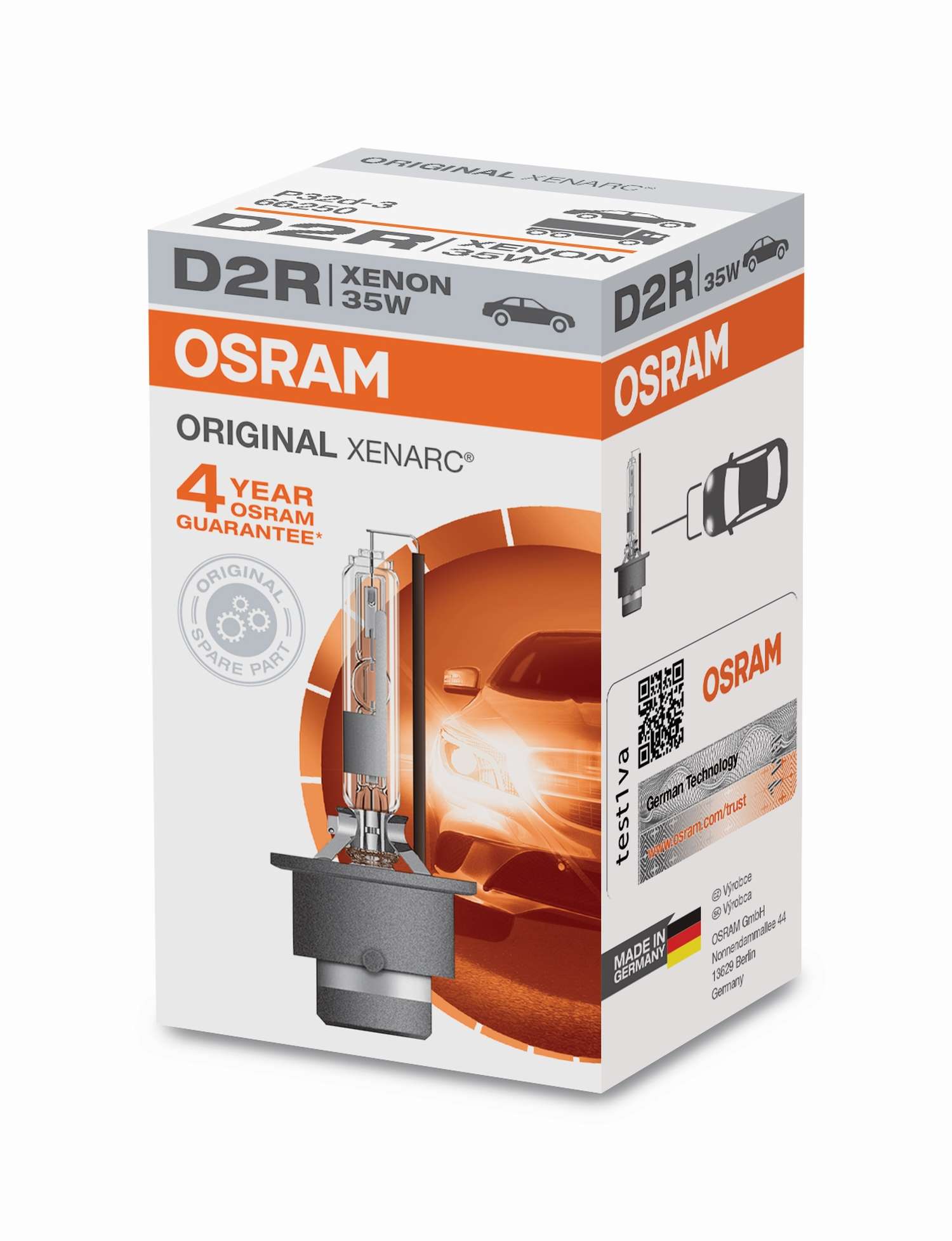 1x Original OSRAM Xenarc Classic D2R 35W Xenon Brenner Lampe Birne Scheinwerfer
