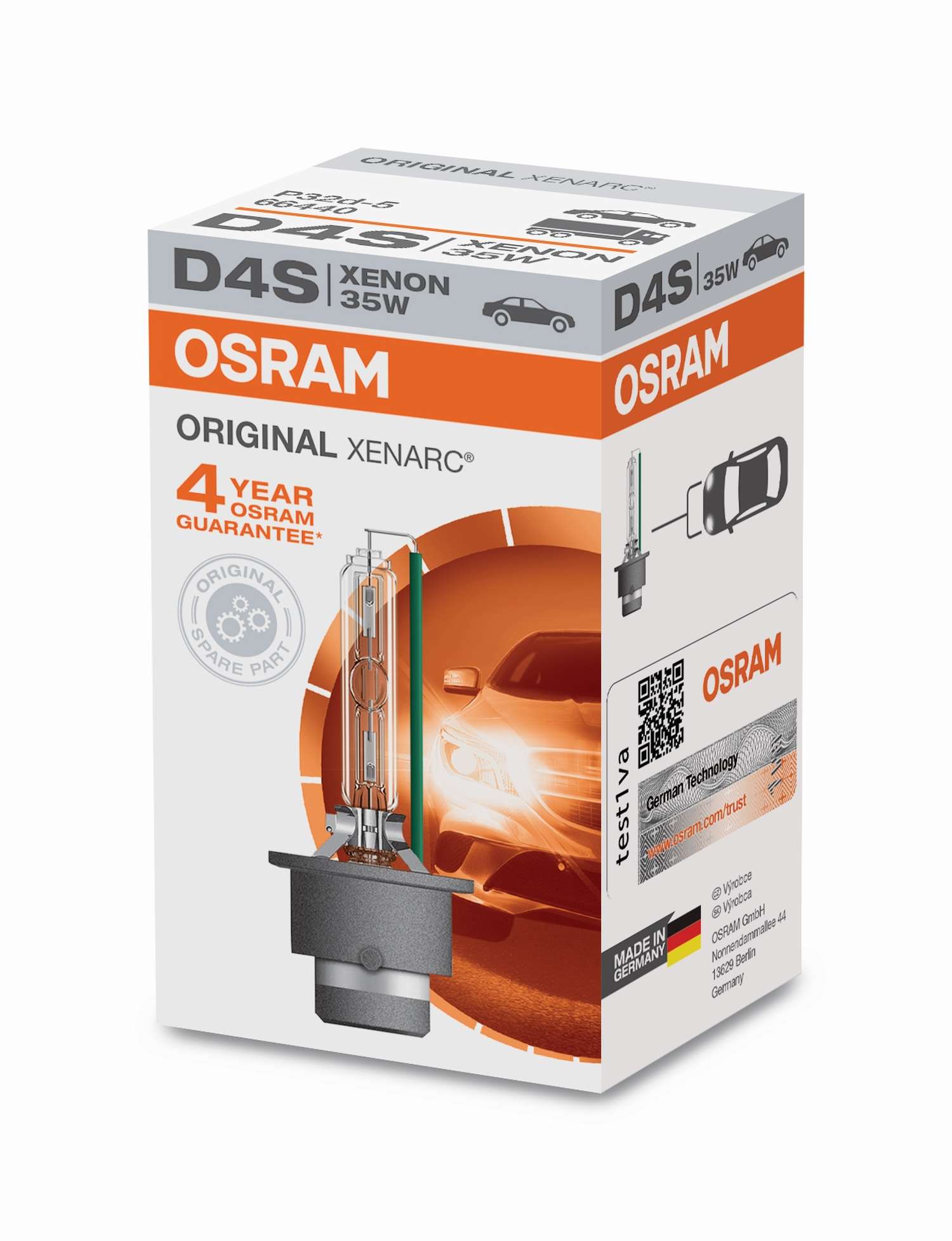 1x Original OSRAM Xenarc Classic D4S 35W Xenon Brenner Lampe Birne Scheinwerfer