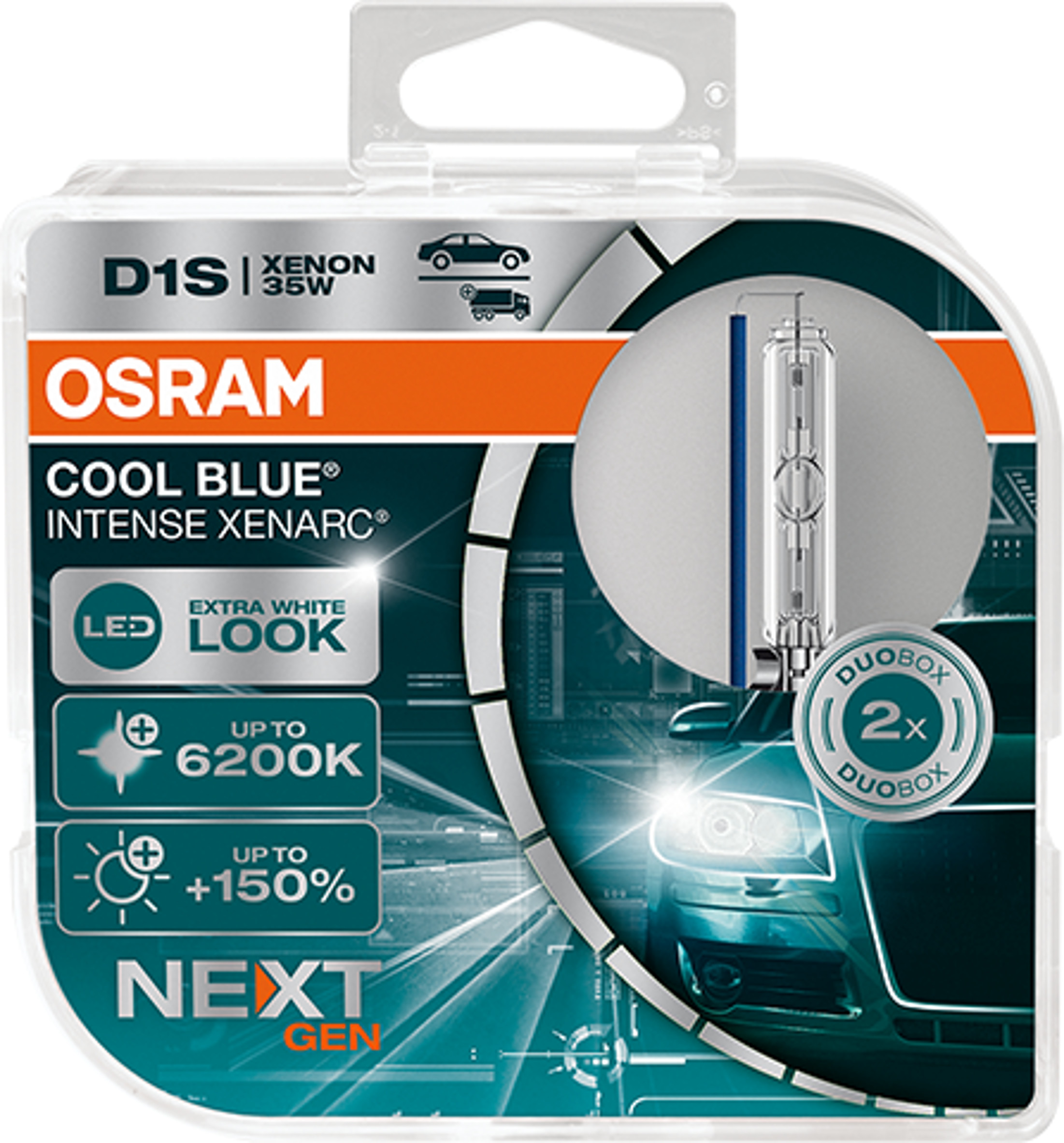 2 Stück OSRAM COOL BLUE INTENSE NEXT GENERATION Lampen Birnen für Xenon Scheinwerfer / Fassung D1s