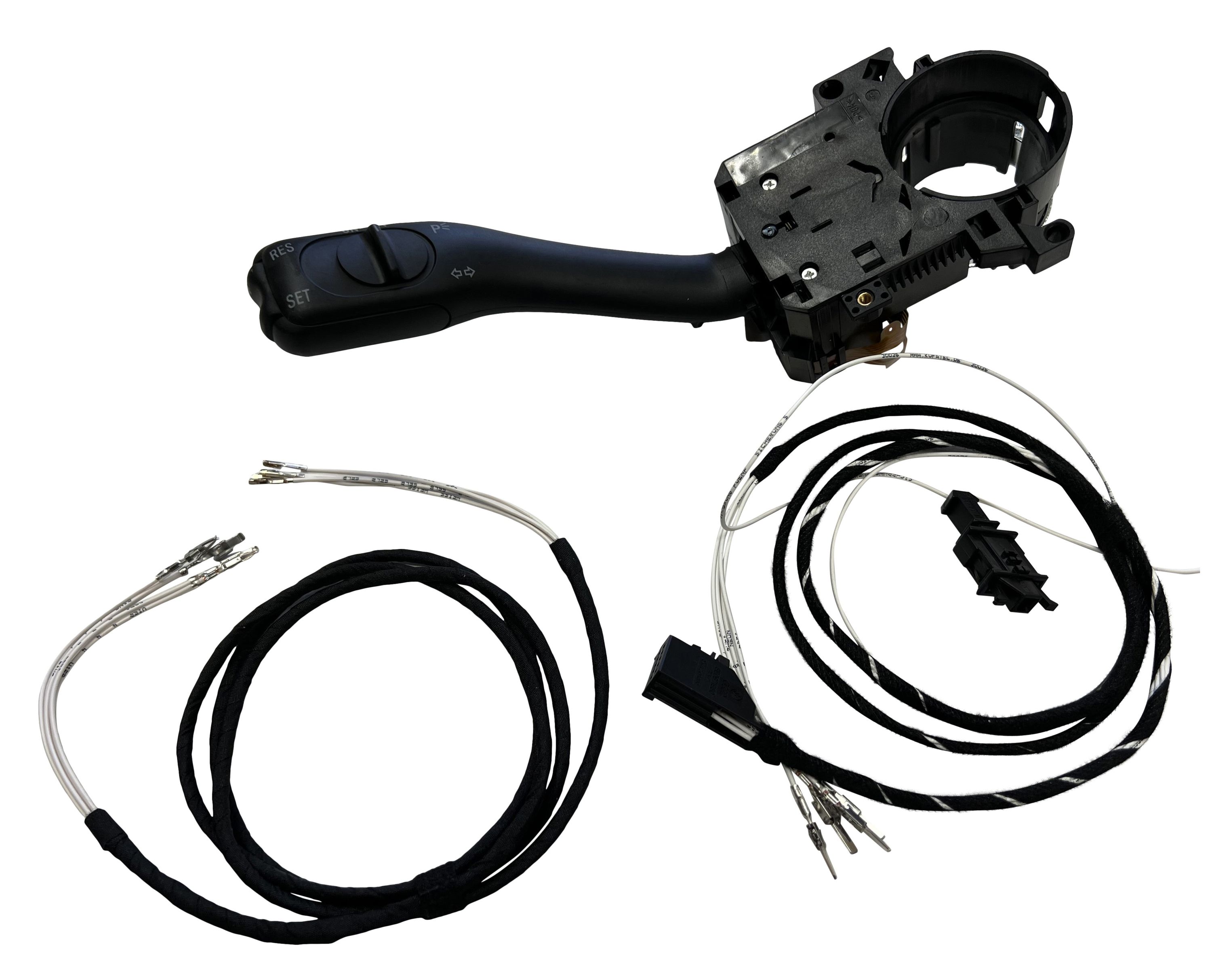 Komplettset GRA Tempomat MIT WIPPE + 2x Kabelbaum Wasserkasten für VW New Beetle 1C ab 1998-