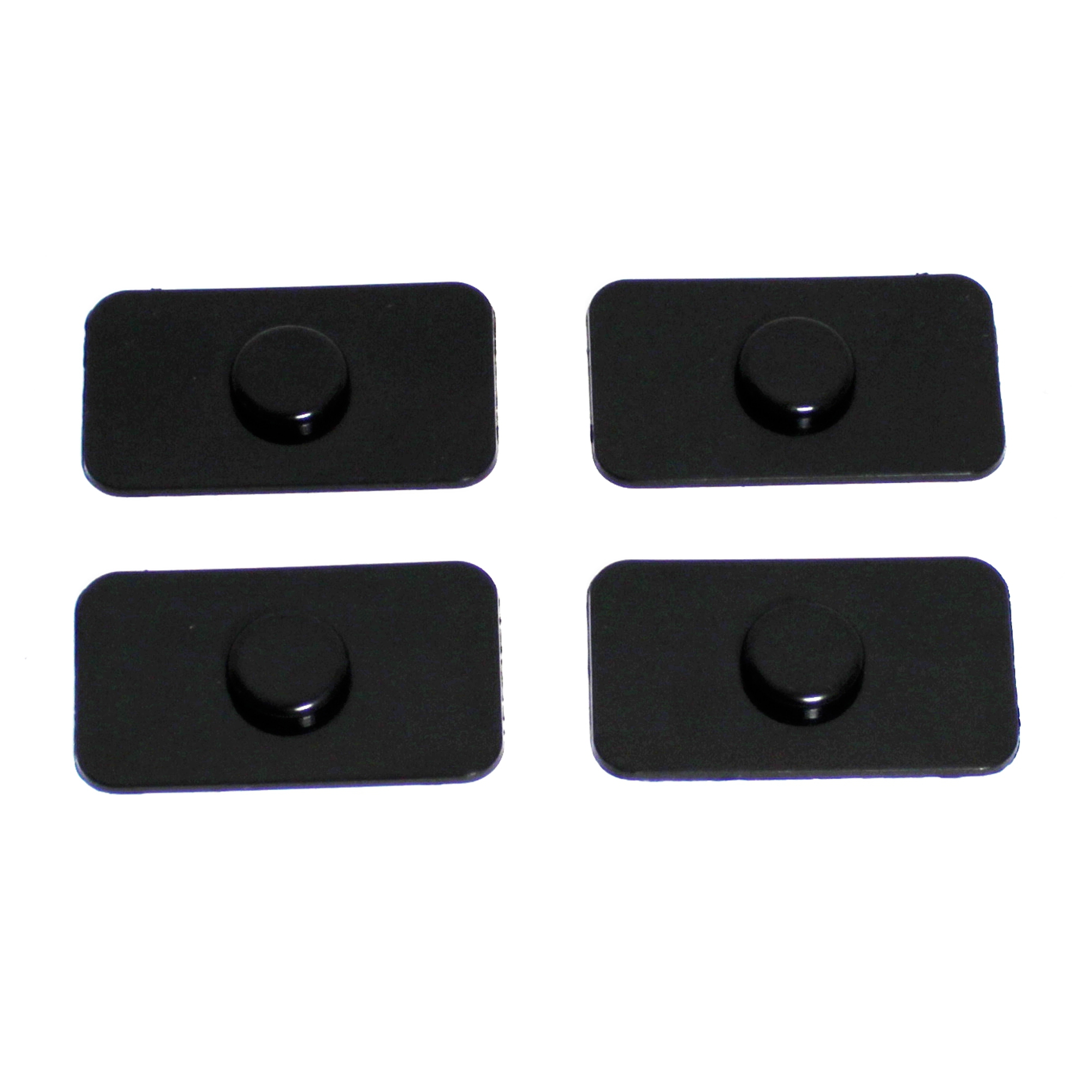 4x PDC Dummy Satz schwarz für 18mm PDC Bohrung Stoßstange für Original Sensor