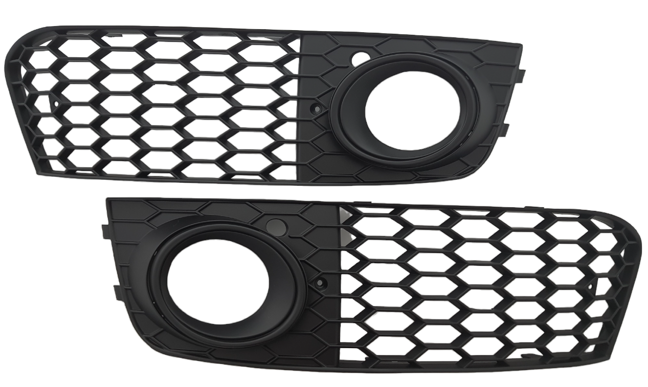 Stoßstange Gitter Set Links + Rechts Schwarz Matt für Audi A4 B8 ab 2007-2012 (Nicht S-Line / nicht S Modelle)