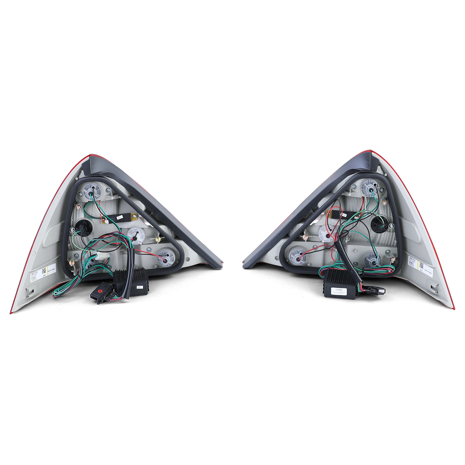 LED Rückleuchten Heckleuchten in Rot Klar + LED Bremsleuchte für Mercedes SLK R170 ab 1996-2004