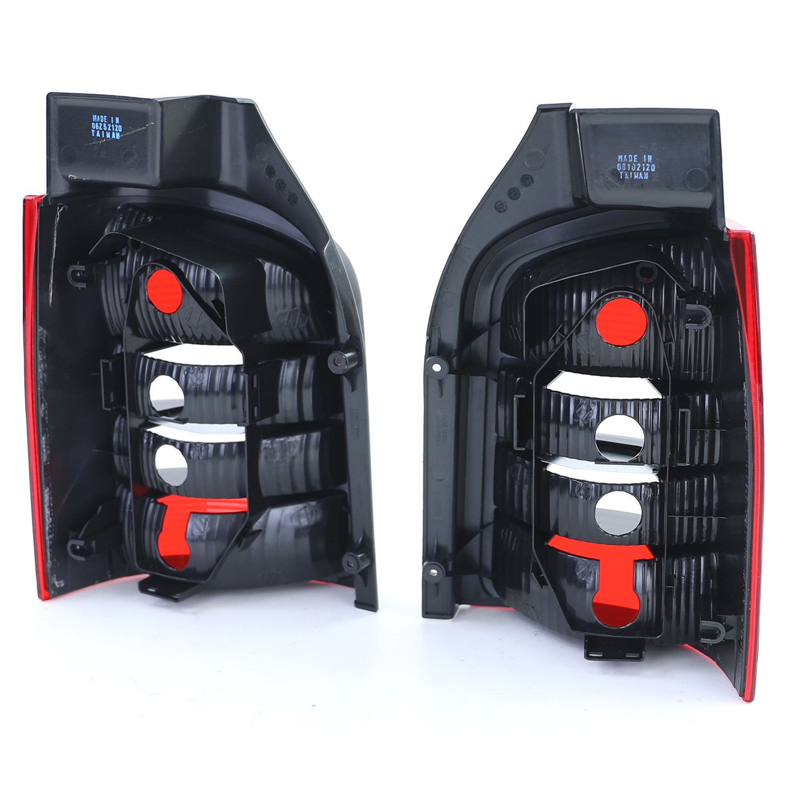 Rückleuchten Heckleuchten in Rot Schwarz für VW Bus T5 mit Heckklappe ab 2003-2009