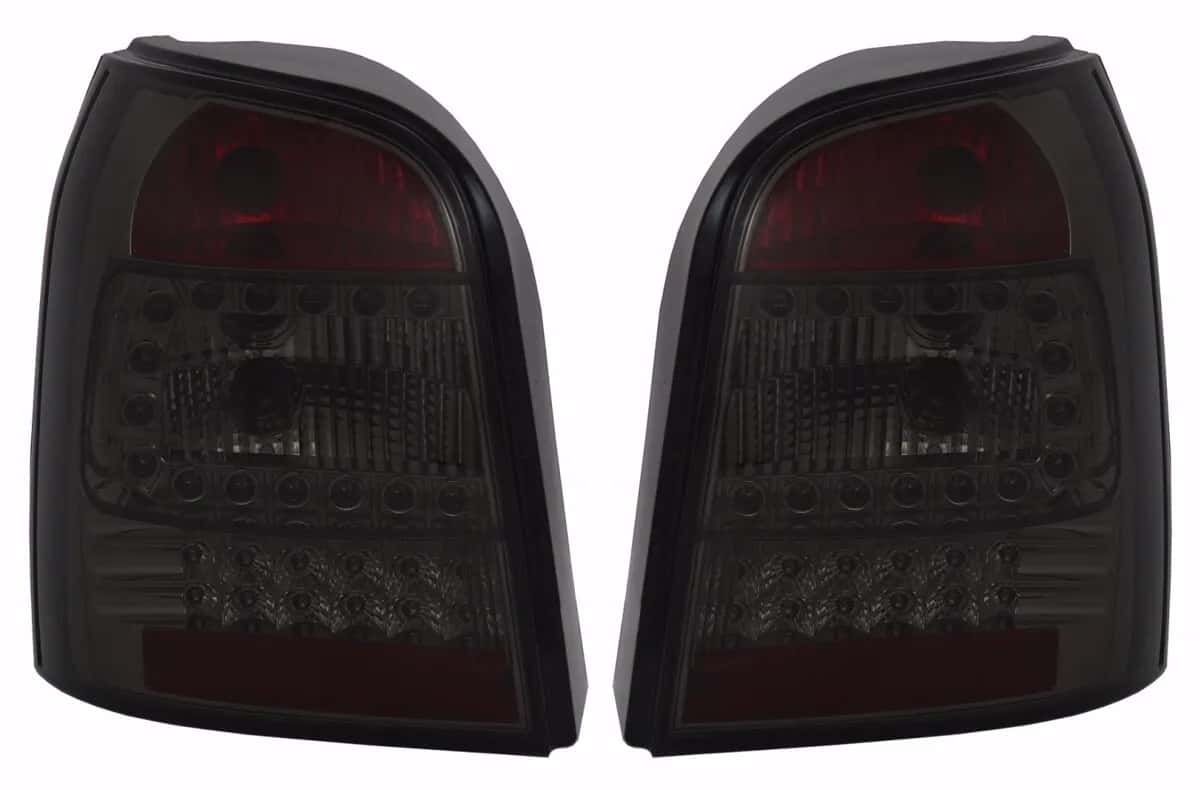LED Rückleuchten Heckleuchten Schwarz LINKS + RECHTS für Audi A4 B5 Avant Kombi 1996-06/2001