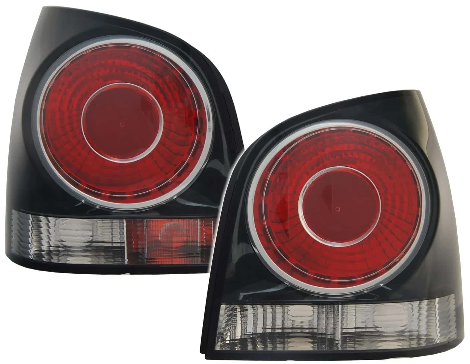 Rückleuchten Heckleuchten Schwarz LINKS + RECHTS für VW Polo 9N 2001-2009