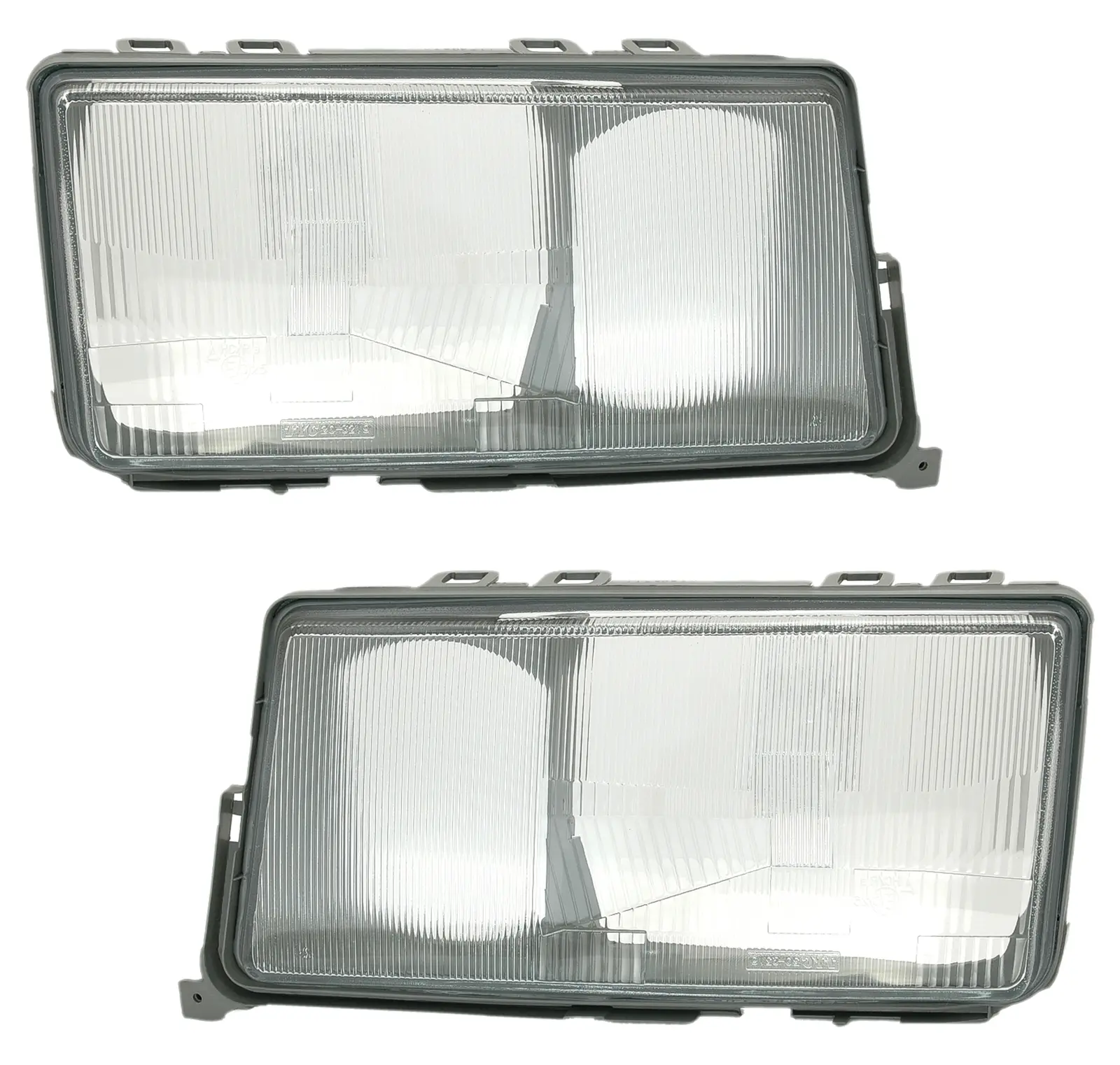 Scheinwerfer Glas Streuscheibe LINKS + RECHTS für Mercedes W201 190 ab 1983-1993