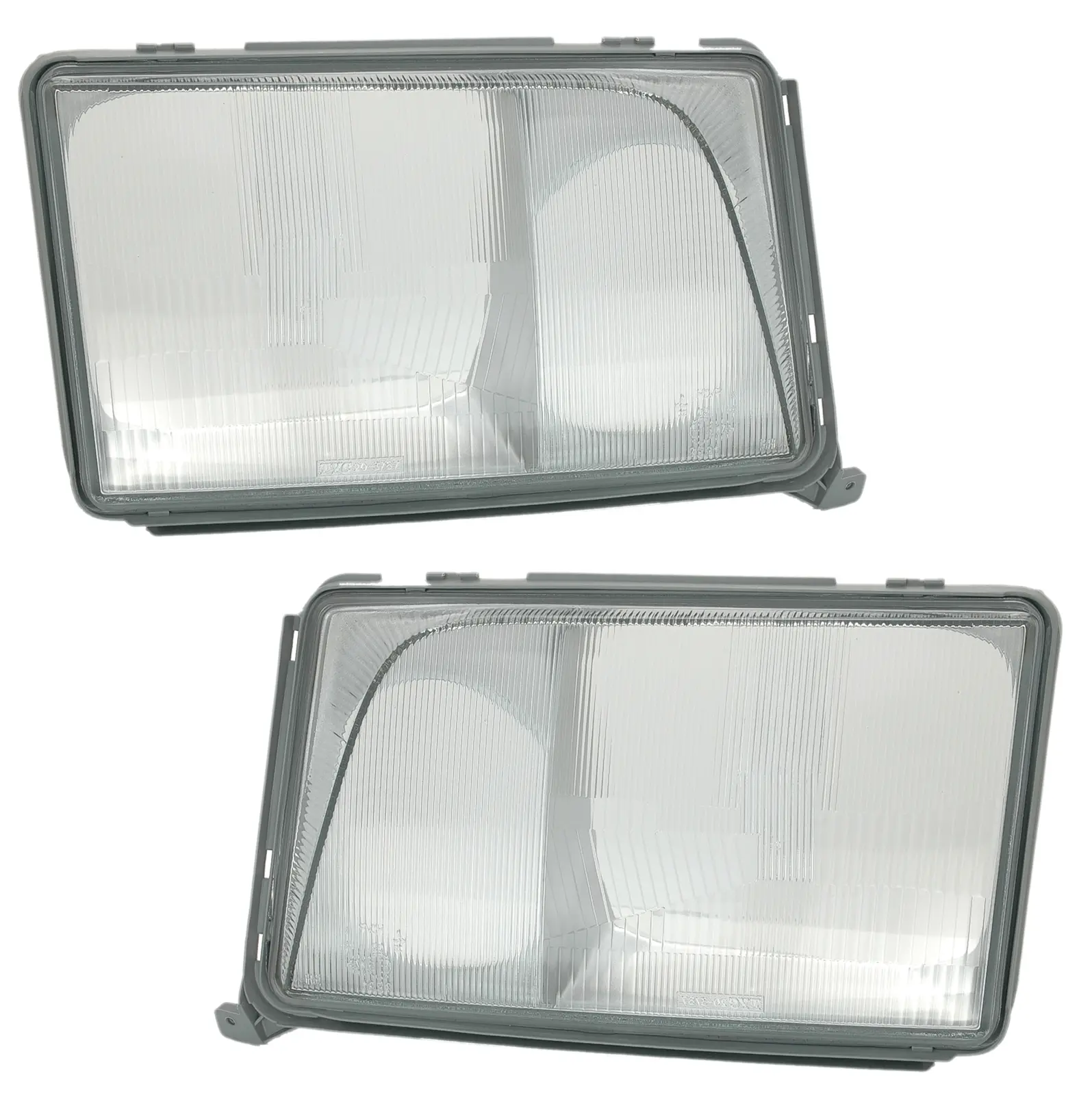 Scheinwerfer Glas Streuscheibe LINKS + RECHTS für Mercedes E-Klasse W124 S124 08/1993-06/1996