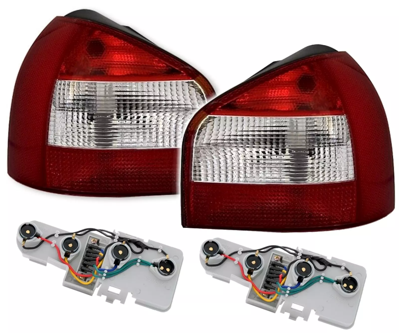 Rückleuchten Heckleuchten LINKS + RECHTS für Audi A3 8L 1996-2003 Facelift Optik