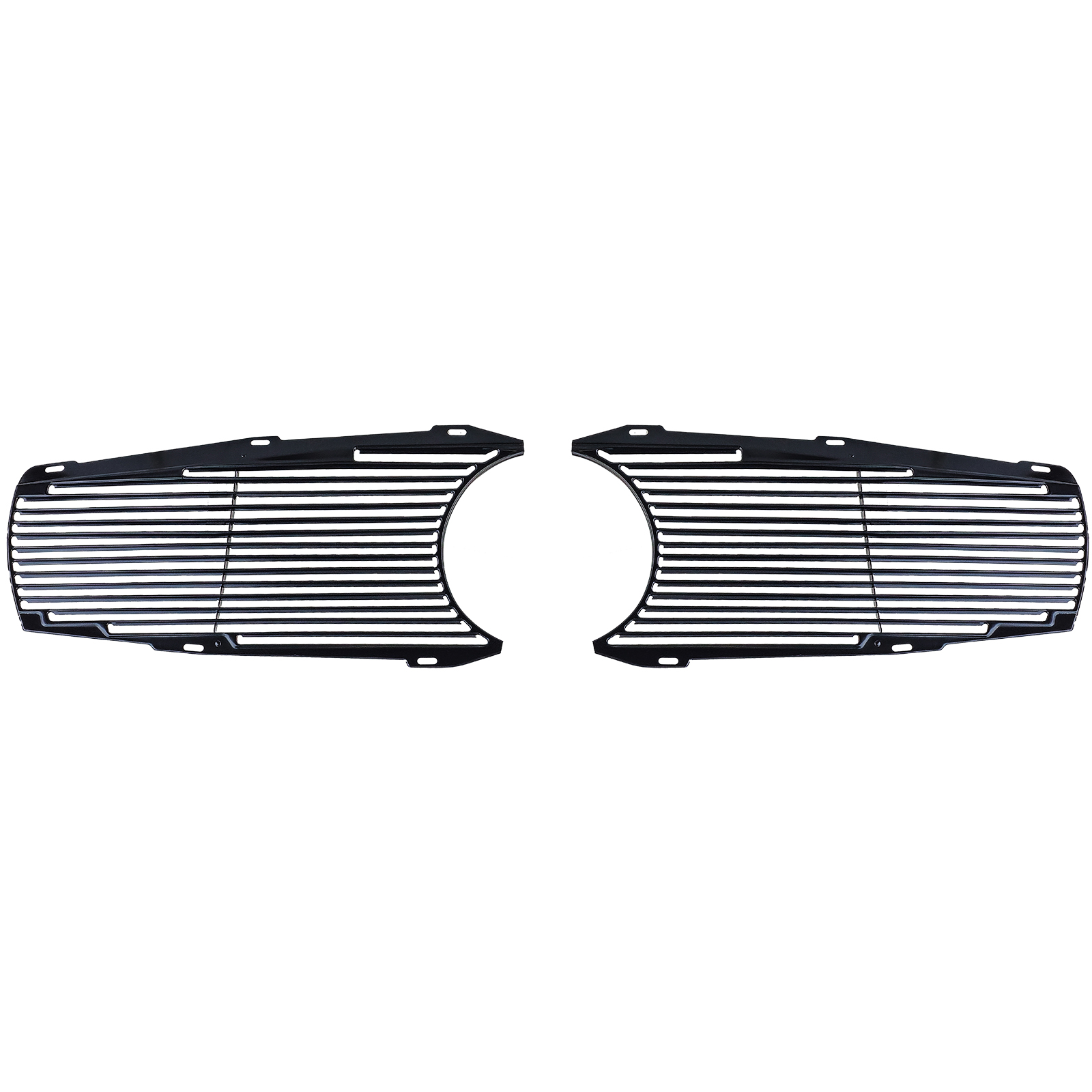 Kühlergrill Metall Gitter 2-teilig 1138800385  / 1138800485 für Mercedes SL Pagode W113 ab 1963-1971