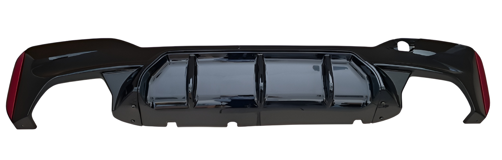 Heckdiffusor Diffusor Stoßstange Hinten Glanz Schwarz für BMW 5er G30 / G31 ab 2017- mit M-Paket