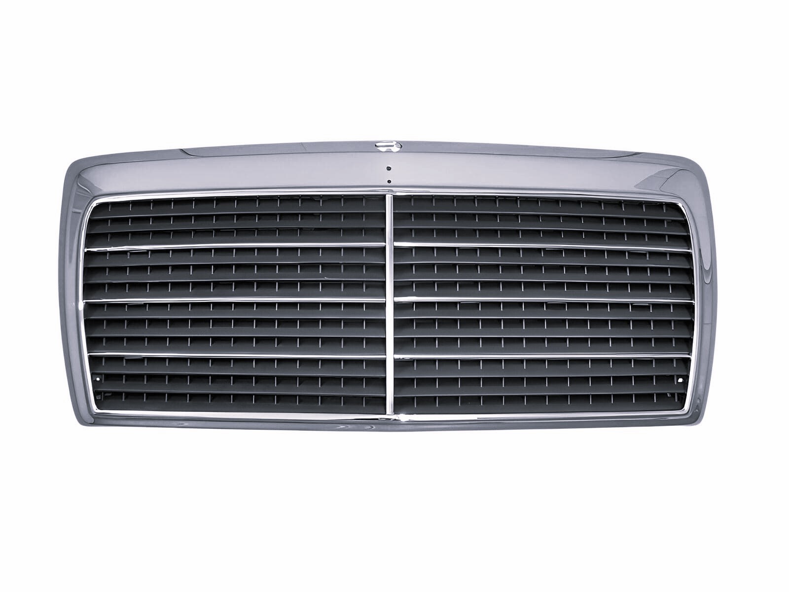 Kühlergrill Grill mit Chrom Rahmen für Mercedes W124 / S124 / C124 / A124 ab 1986-1993 Vor-Facelift