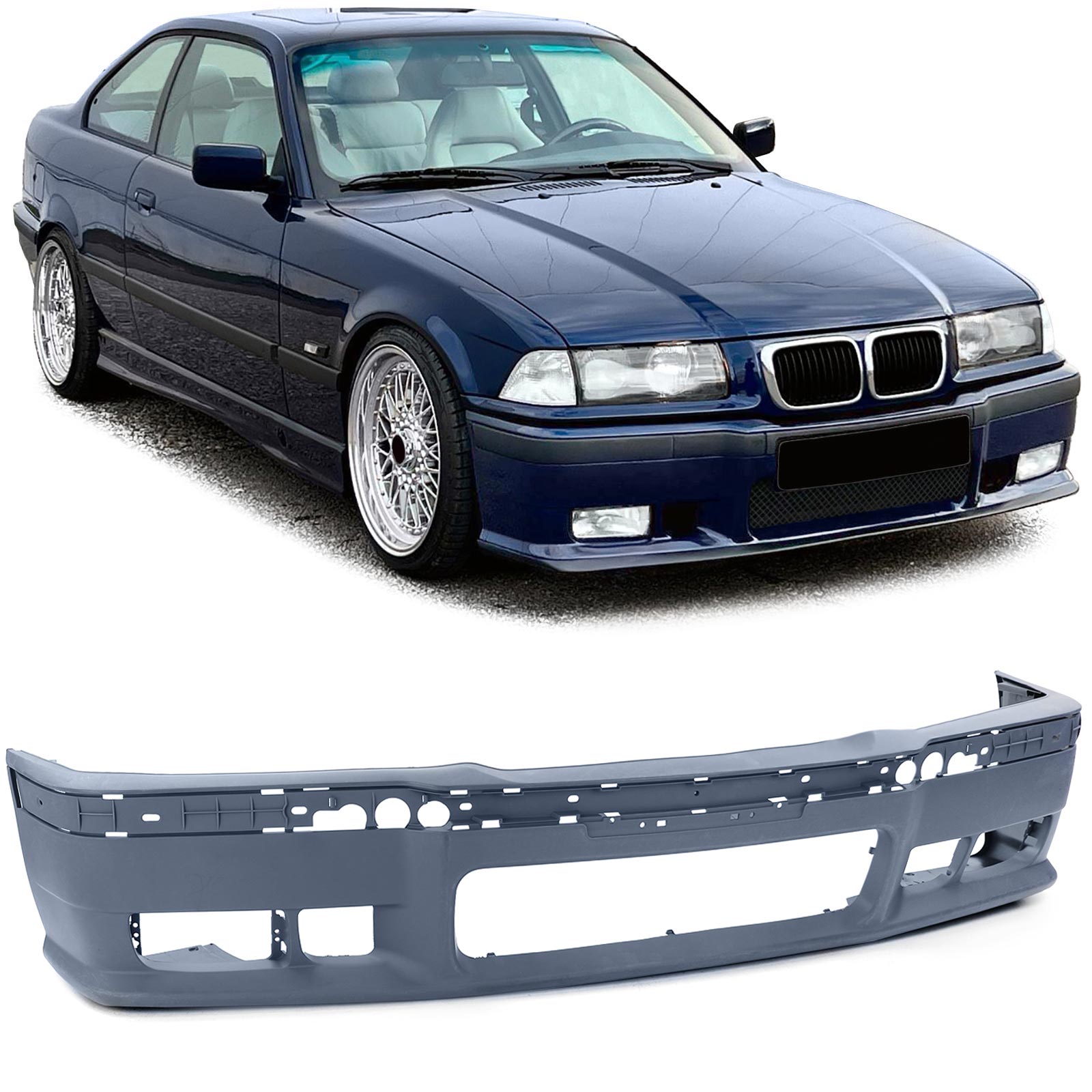 Front Stoßstange Sport Optik 51112233839 für BMW 3er E36 90-99 auch M3
