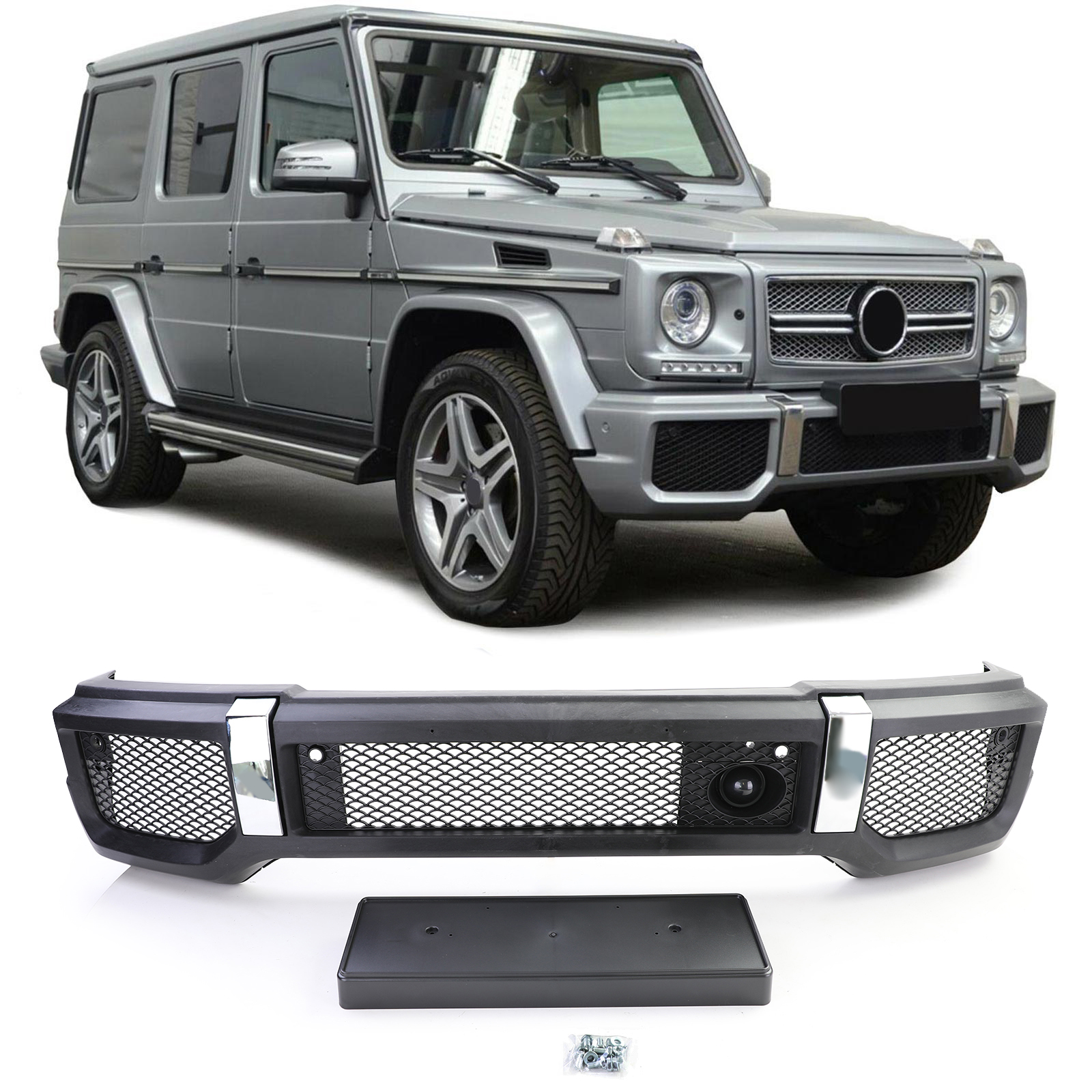 Sport Stoßstange mit Verstärkung für Mercedes G Klasse W463 1989-2018