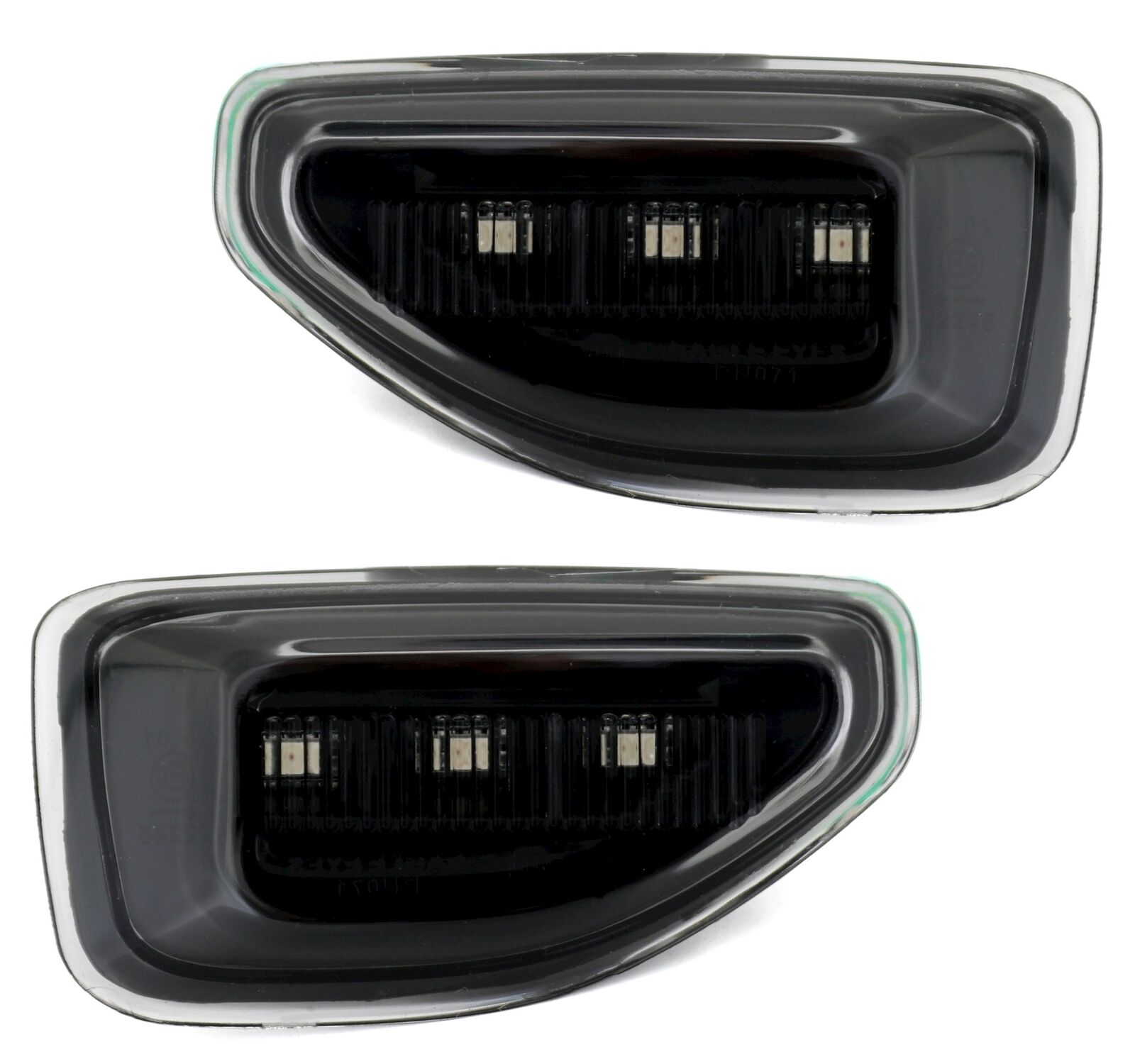 2x LED Seitenblinker Blinker Set Schwarz für Dacia Duster II ab 2018-