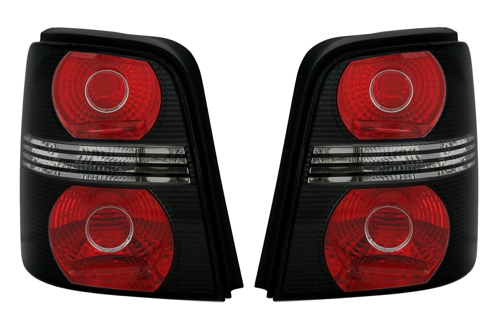 Rückleuchten Heckleuchten Cross Schwarz für VW Touran 1T ab 2003-2010