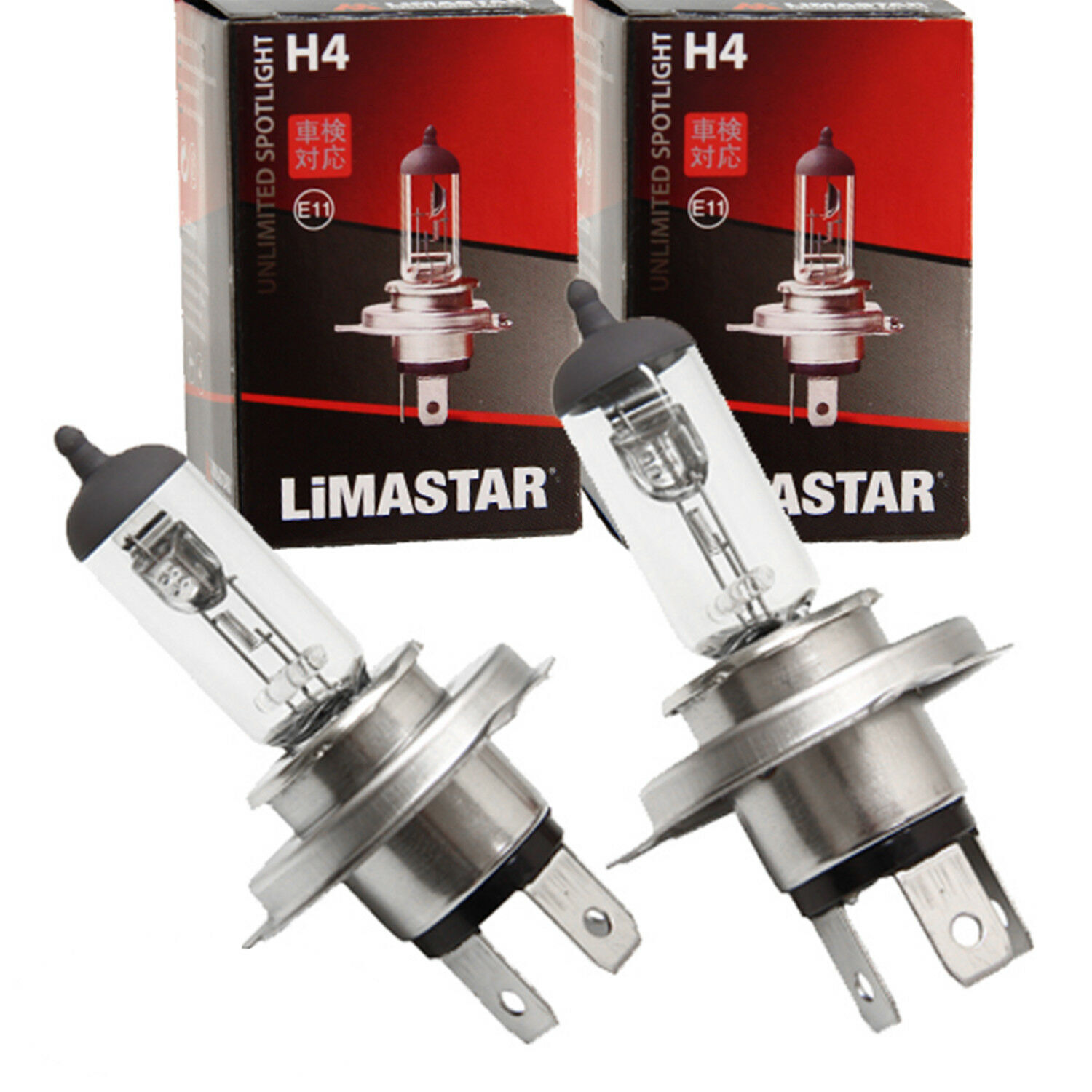 2x H4 75/70W 24V für LKW Truck Scheinwerfer Birnen Lampen E-Prüfzeichen