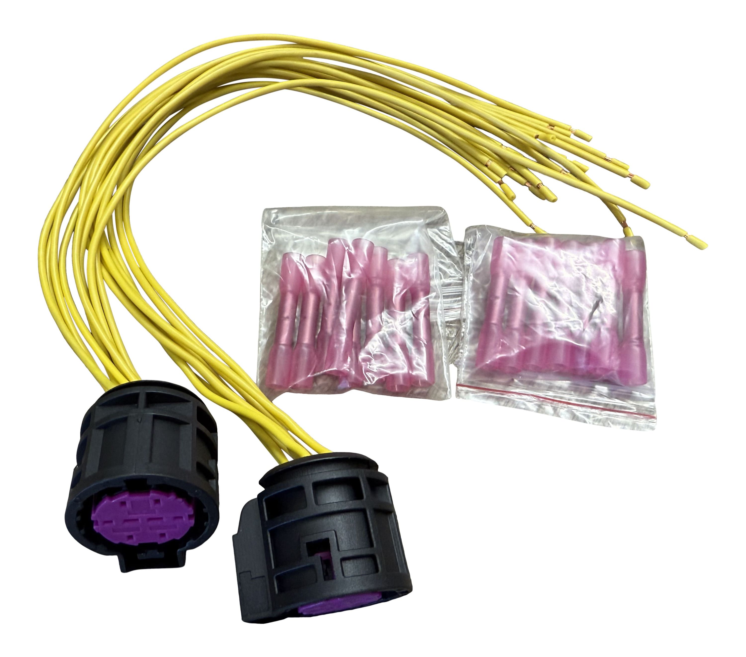 2 Stück Scheinwerfer Adapter Kabel (auch für Facelift Umbau geeignet) für Citroen Jumper / Fiat Ducato / Peugeot Boxer 2006-