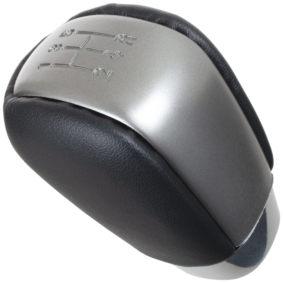 Schaltknauf Knauf 5-Gang Schwarz Silber für Suzuki Grand Vitara II 05-15