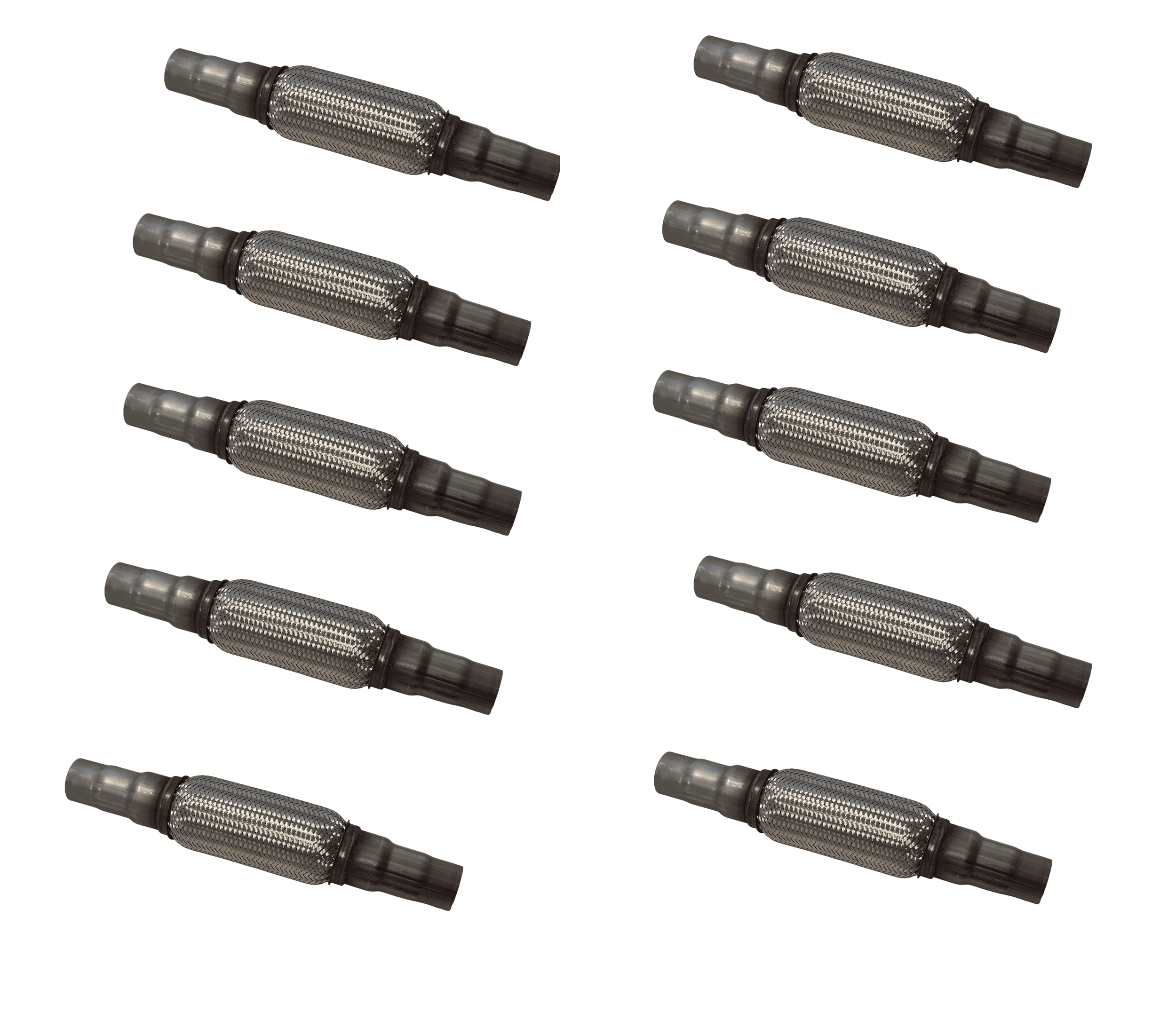 10x Universal Flexrohr Flammrohr Hosenrohr 165mm Gitter 45x48x55 400mm