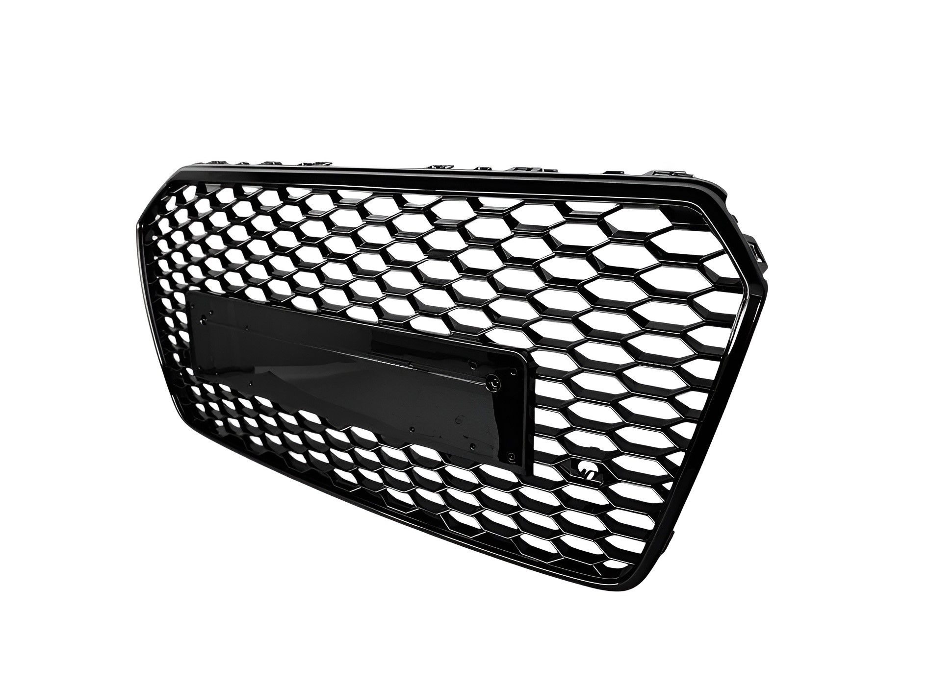 Kühlergrill Sportgrill Schwarz Glanz Waben Gitter PDC für Audi A7 4G ab 2015-2018