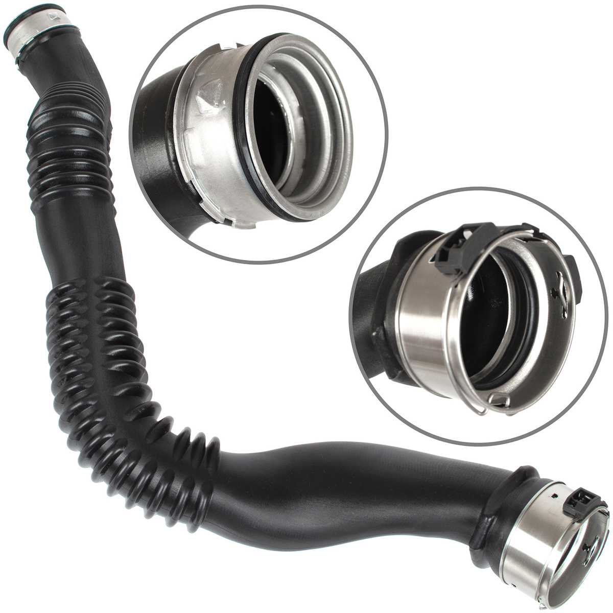 Ladeluftschlauch Turboschlauch Turbo Luft Rohr Ansaugrohr 11617797481 für BMW 1 E81 E82 E87 2004-2013 / Motor: 116d 118d 120d 123d