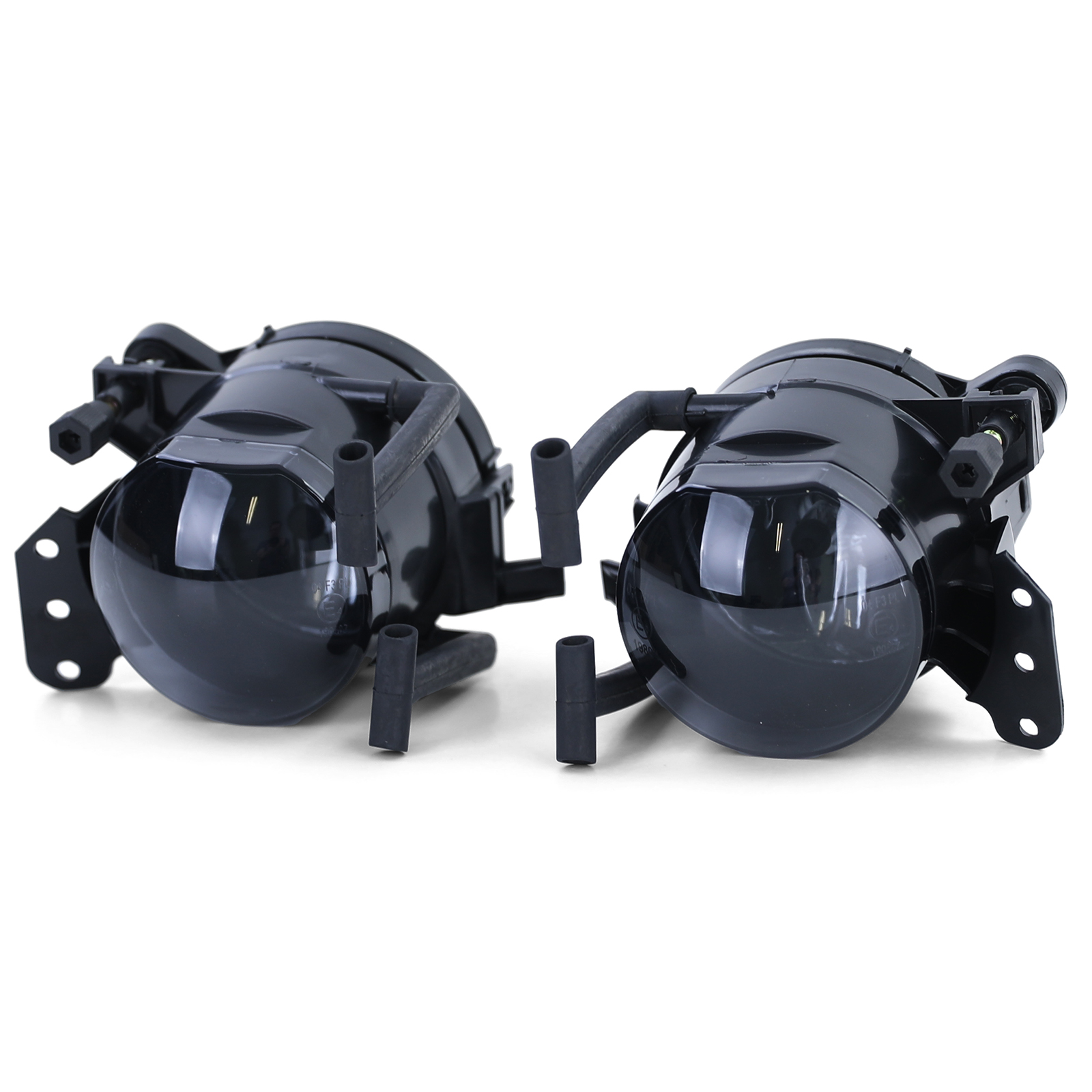 Klarglas Nebelscheinwerfer Schwarz LINKS + RECHTS für BMW 3er E46 Coupe Cabrio 6er E63 E64 X3 E83