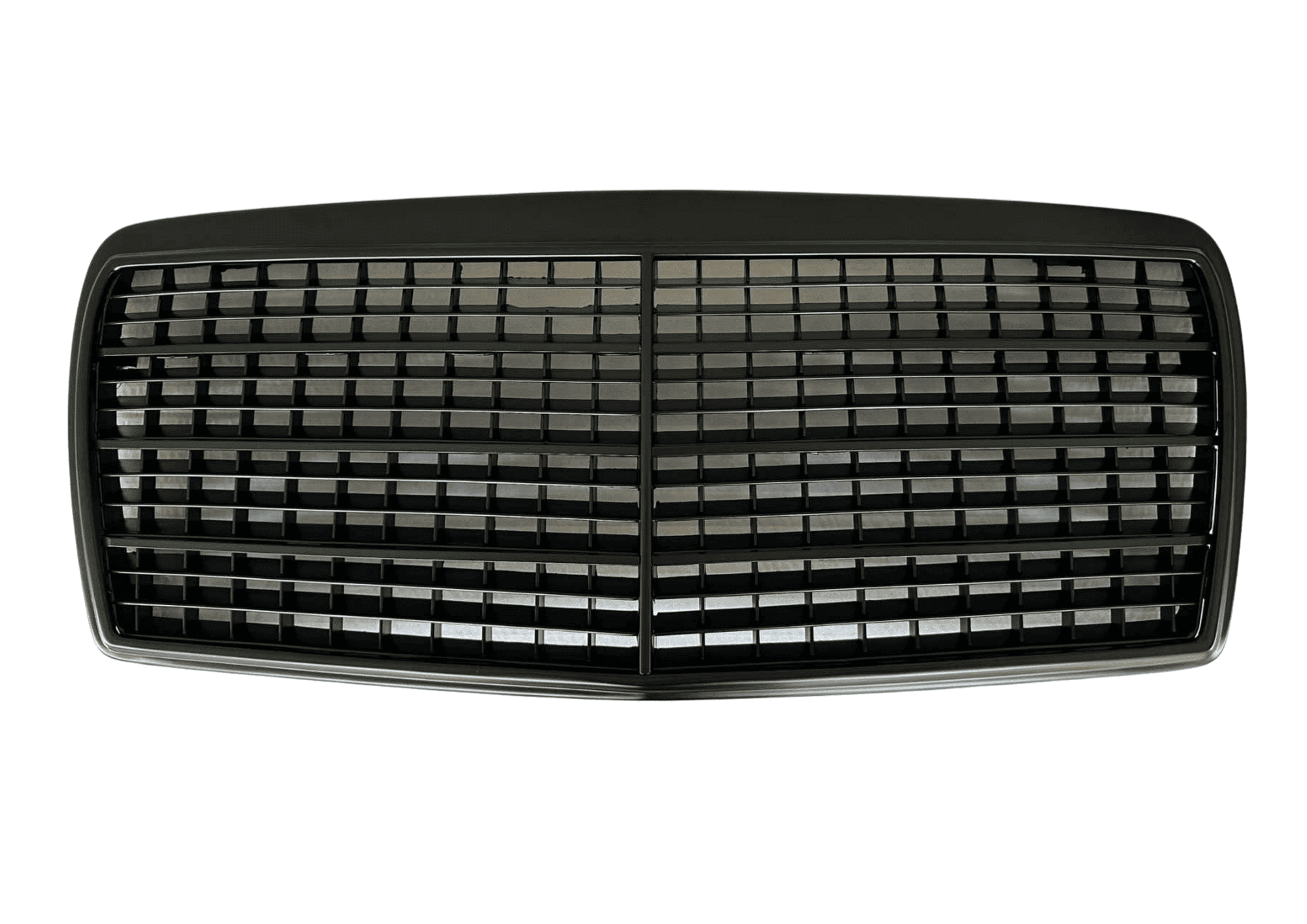 Kühlergrill Grill in Schwarz mit Rahmen für Mercedes W124 / S124 / C124 ab 1993-1995 Facelift