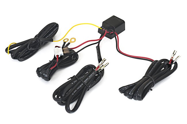 Universal LED Tagfahrlicht Tagfahrleuchten Modul Relais R87 Kabelbaum Stecker