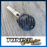 Schlüssel Carbon  Dekor Folie Aufkleber Sticker in WEISS für Seat